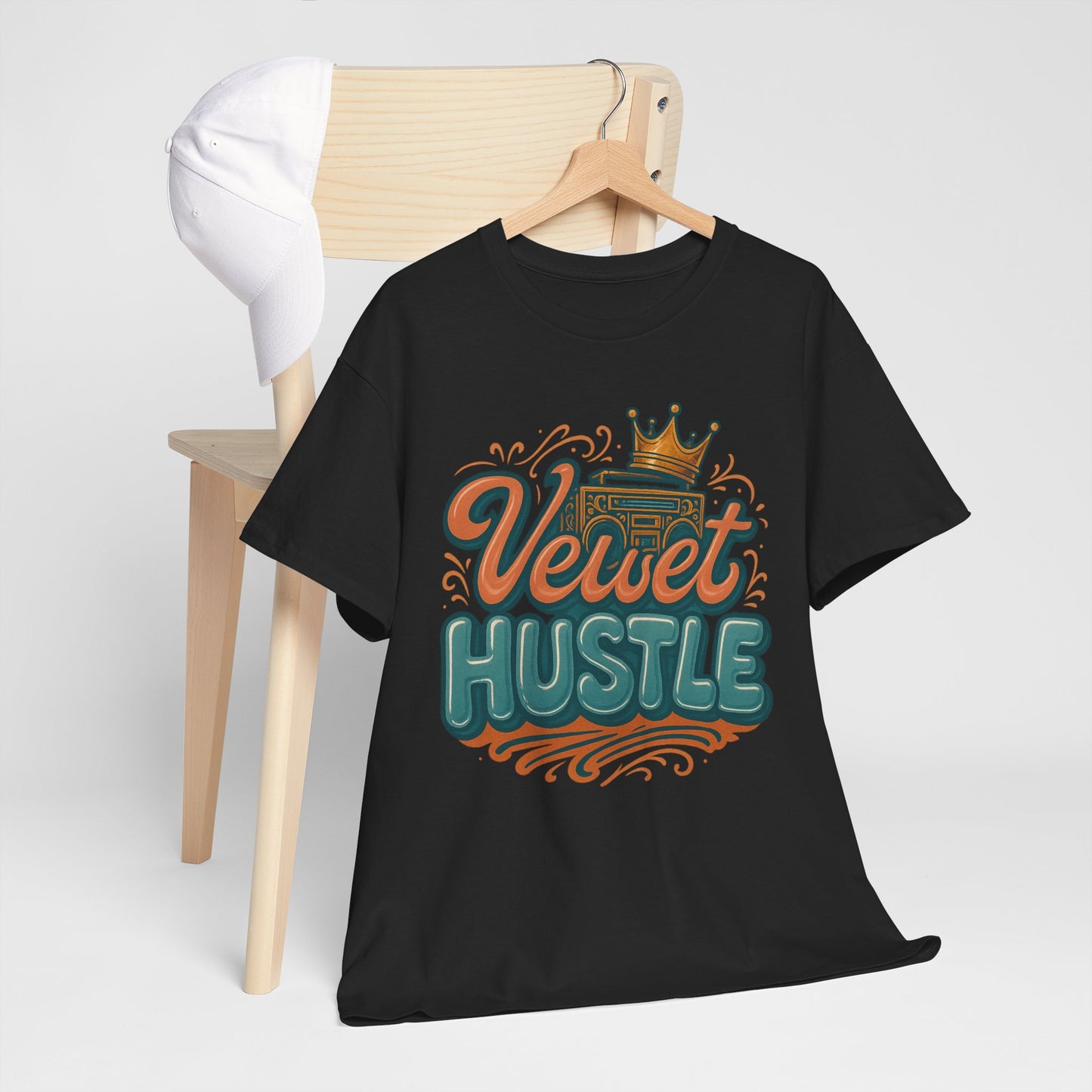 Unisex Heavy Cotton Tee - Velvet Hustle Graphic Tee