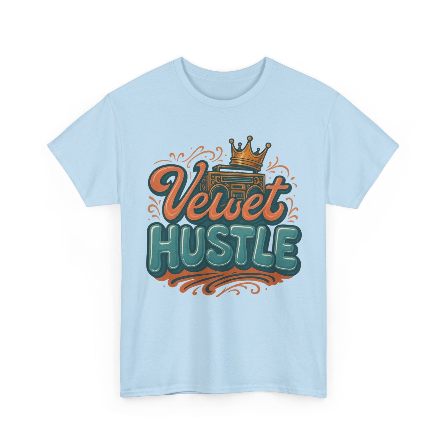 Unisex Heavy Cotton Tee - Velvet Hustle Graphic Tee