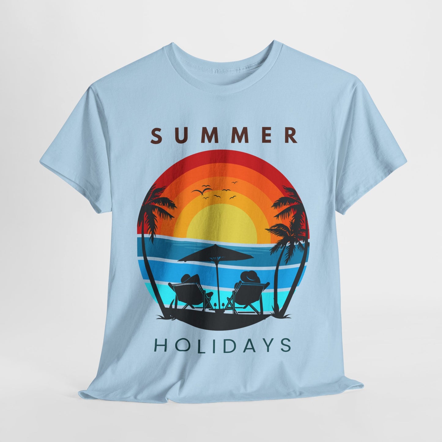 Summer Holidays Unisex Heavy Cotton Tee