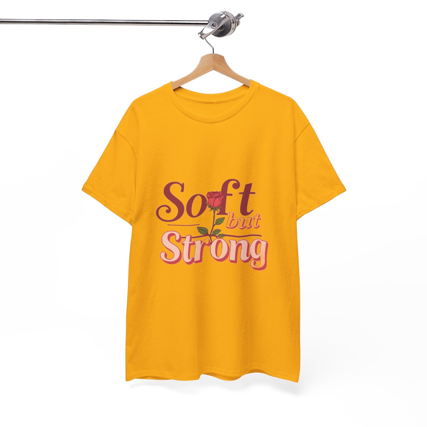 Soft but Strong Unisex Heavy Cotton Tee - Inspirational Graphic T-Shirt