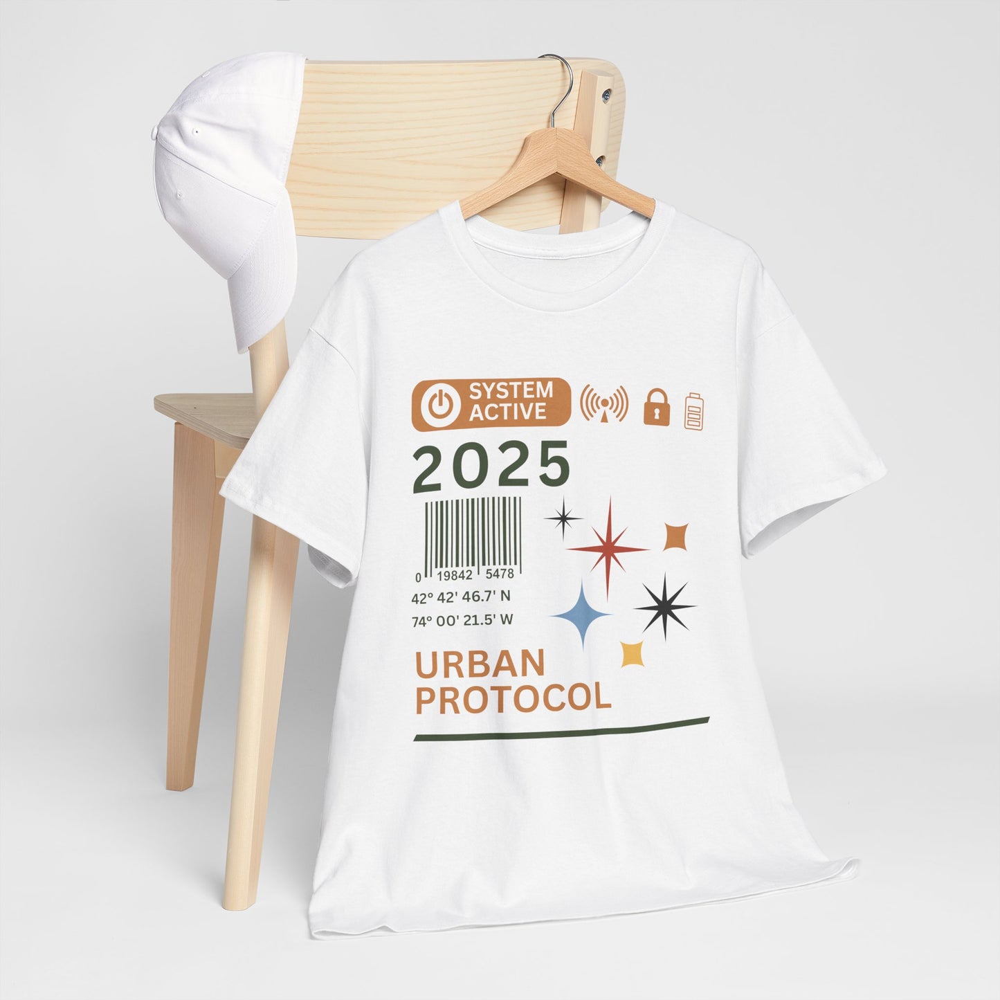 Urban Protocol Unisex Heavy Cotton Tee - 2025 Graphic Design