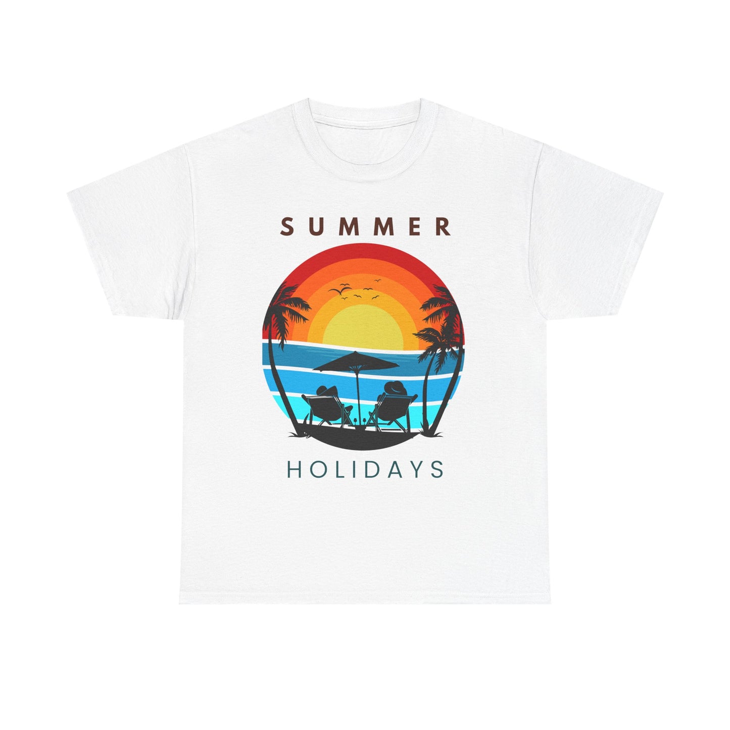 Summer Holidays Unisex Heavy Cotton Tee