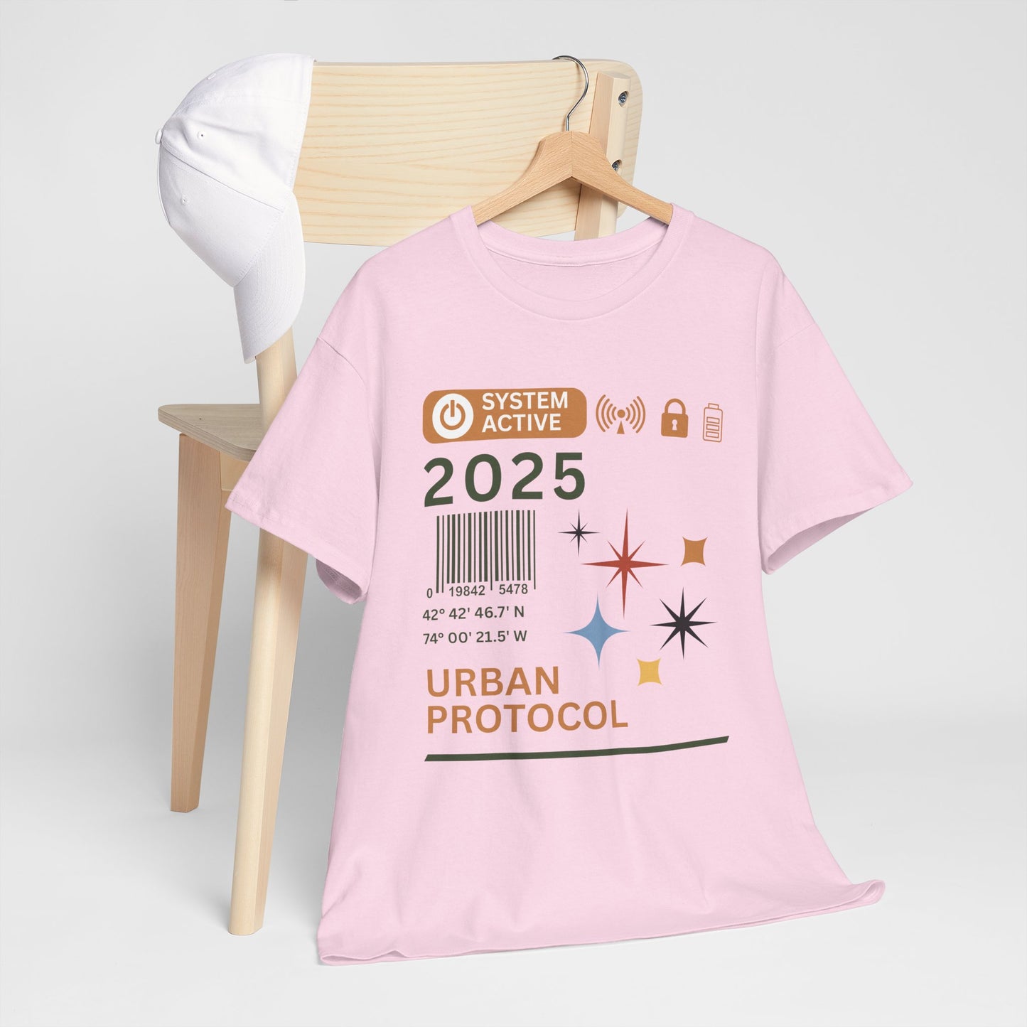 Urban Protocol Unisex Heavy Cotton Tee - 2025 Graphic Design