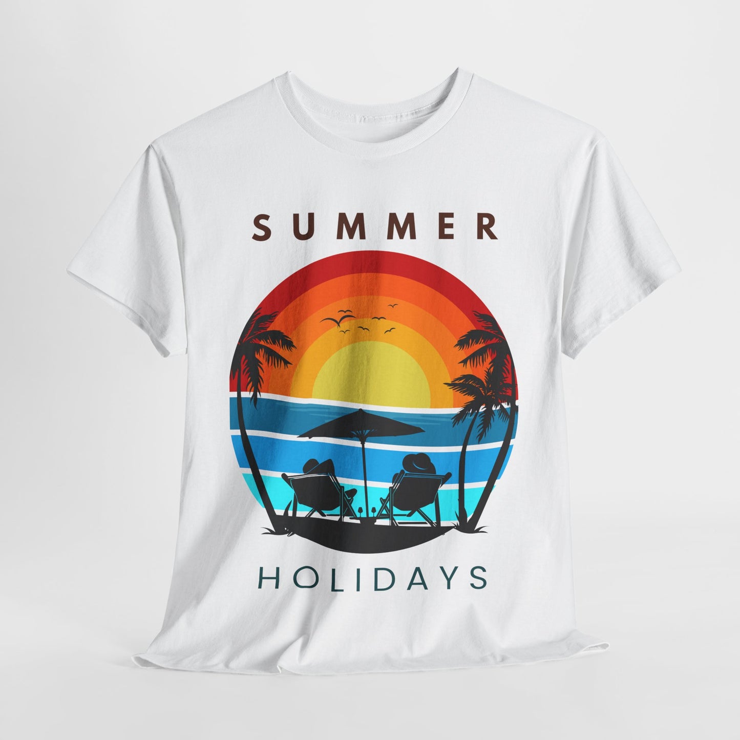Summer Holidays Unisex Heavy Cotton Tee