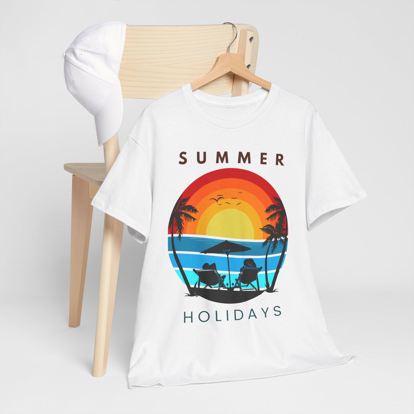 Summer Holidays Unisex Heavy Cotton Tee
