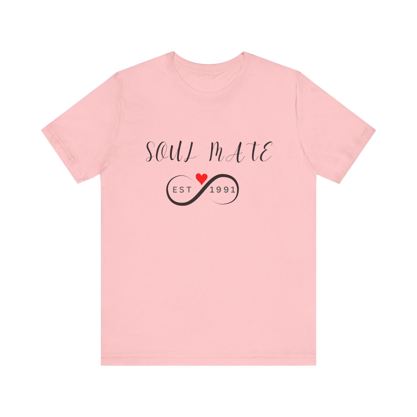 Soul Mate Unisex Jersey Tee - Perfect Gift for Couples, Established 1991
