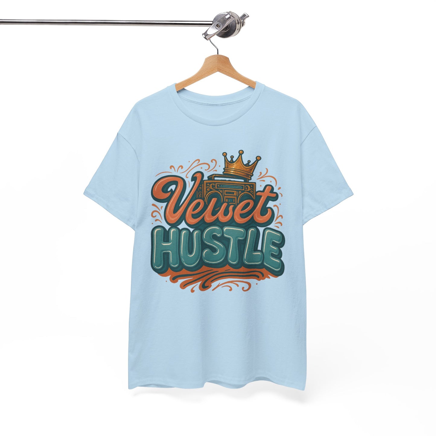 Unisex Heavy Cotton Tee - Velvet Hustle Graphic Tee