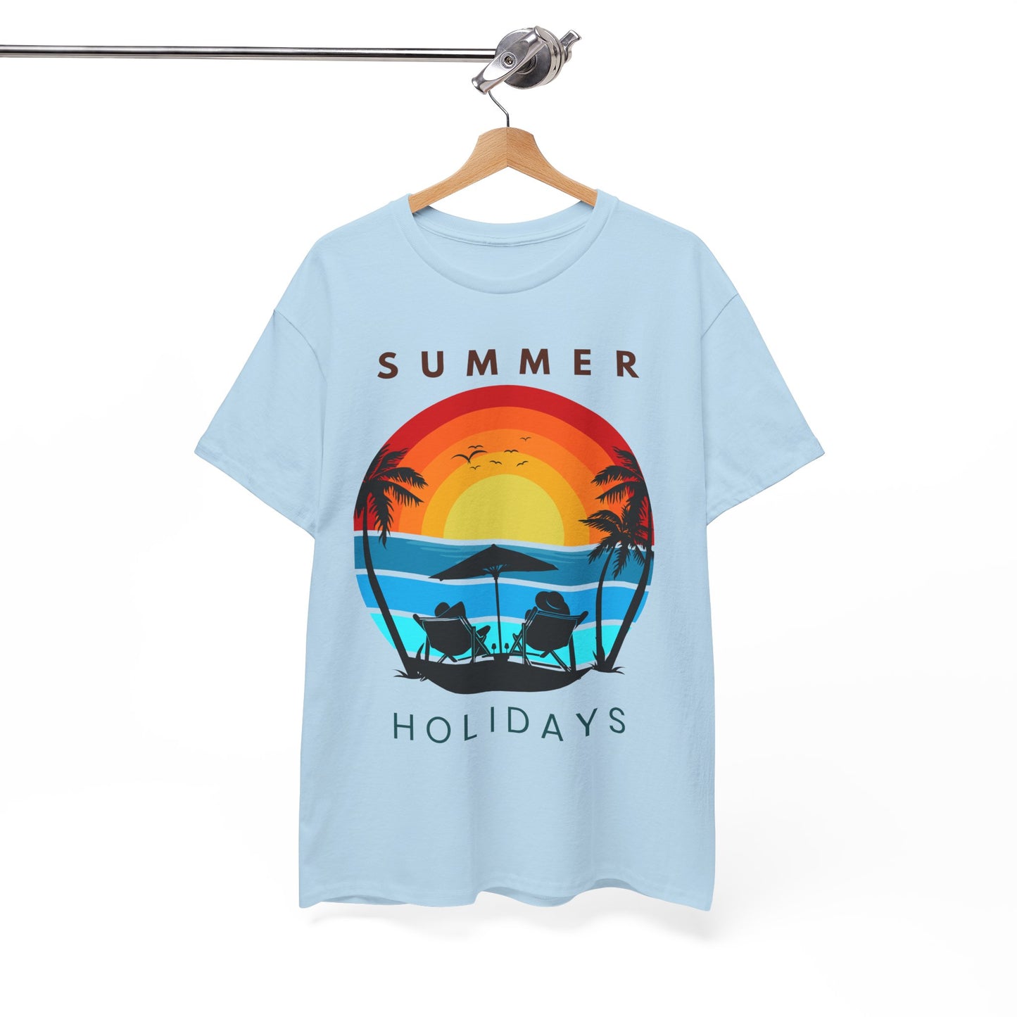 Summer Holidays Unisex Heavy Cotton Tee