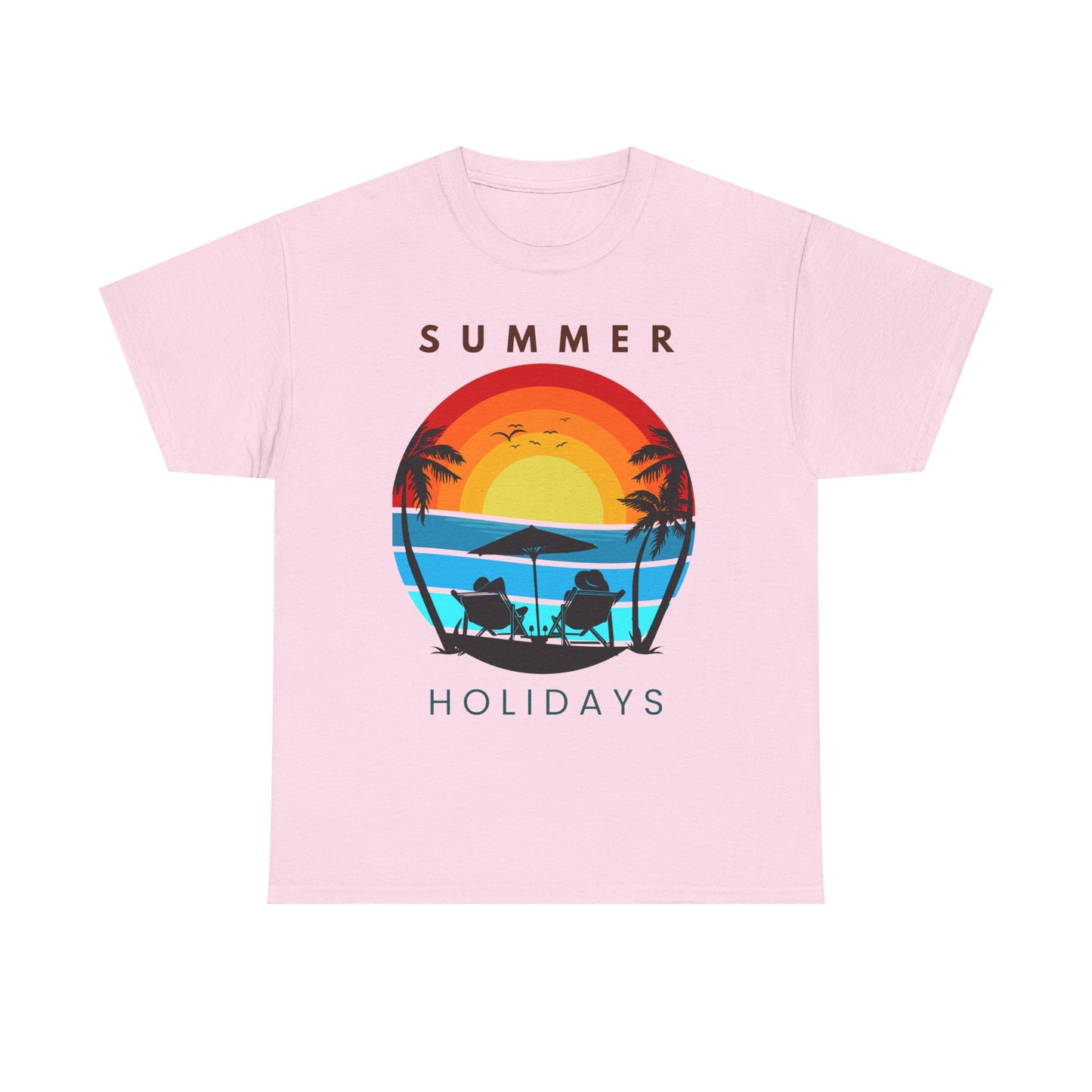 Summer Holidays Unisex Heavy Cotton Tee