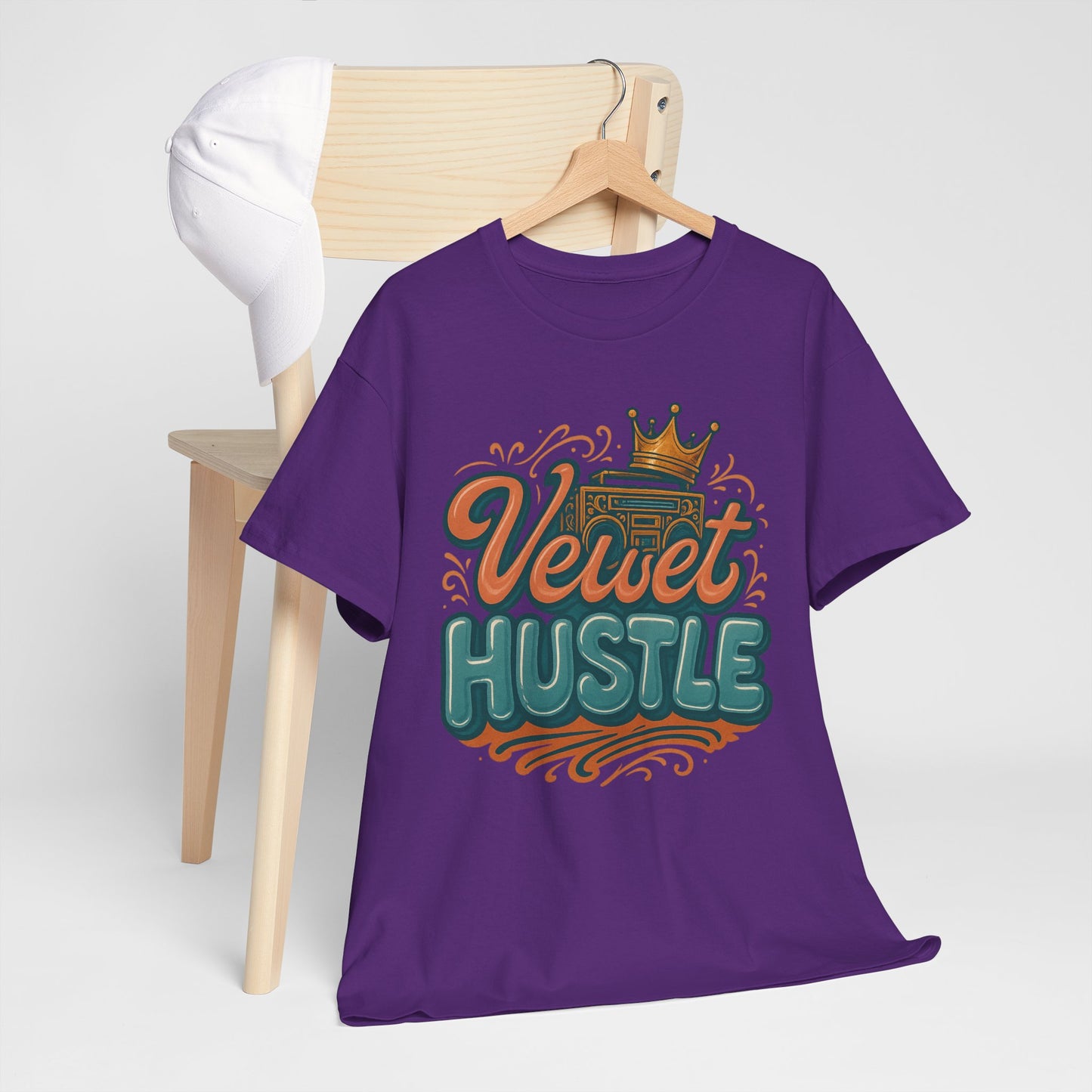 Unisex Heavy Cotton Tee - Velvet Hustle Graphic Tee