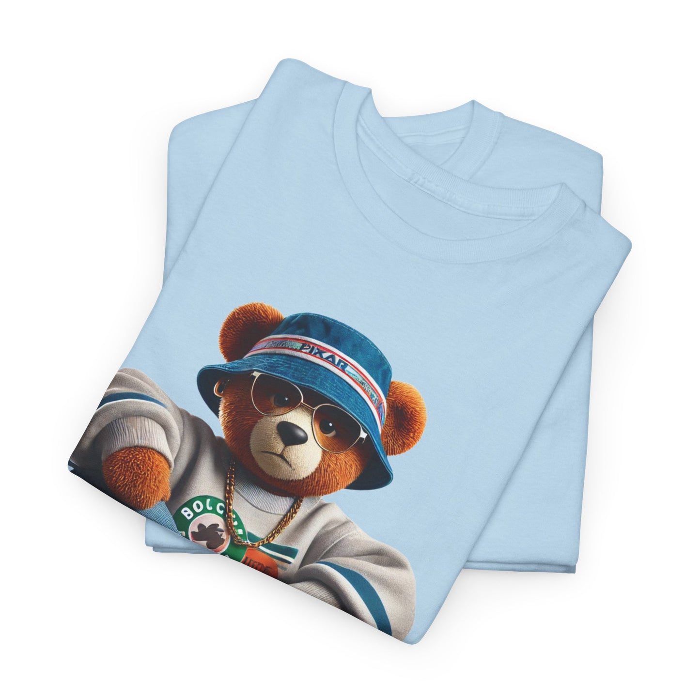 Unisex Heavy Cotton Tee - Teddy Vibes Streetwear T-Shirt