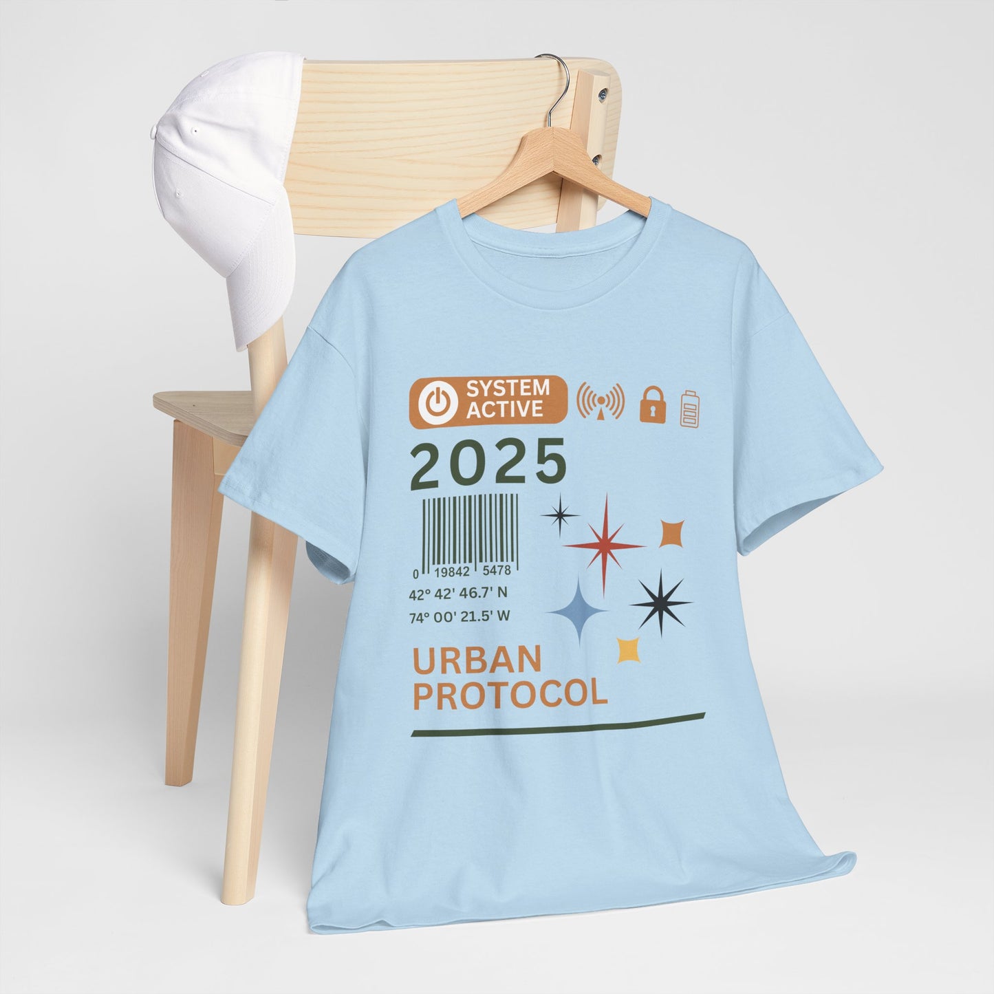 Urban Protocol Unisex Heavy Cotton Tee - 2025 Graphic Design