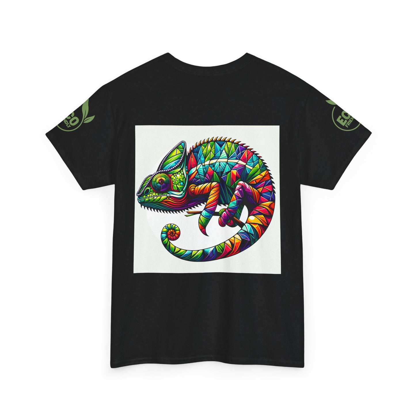 Colorful Chameleon Unisex Heavy Cotton Tee - "I Can Be Anything" Design