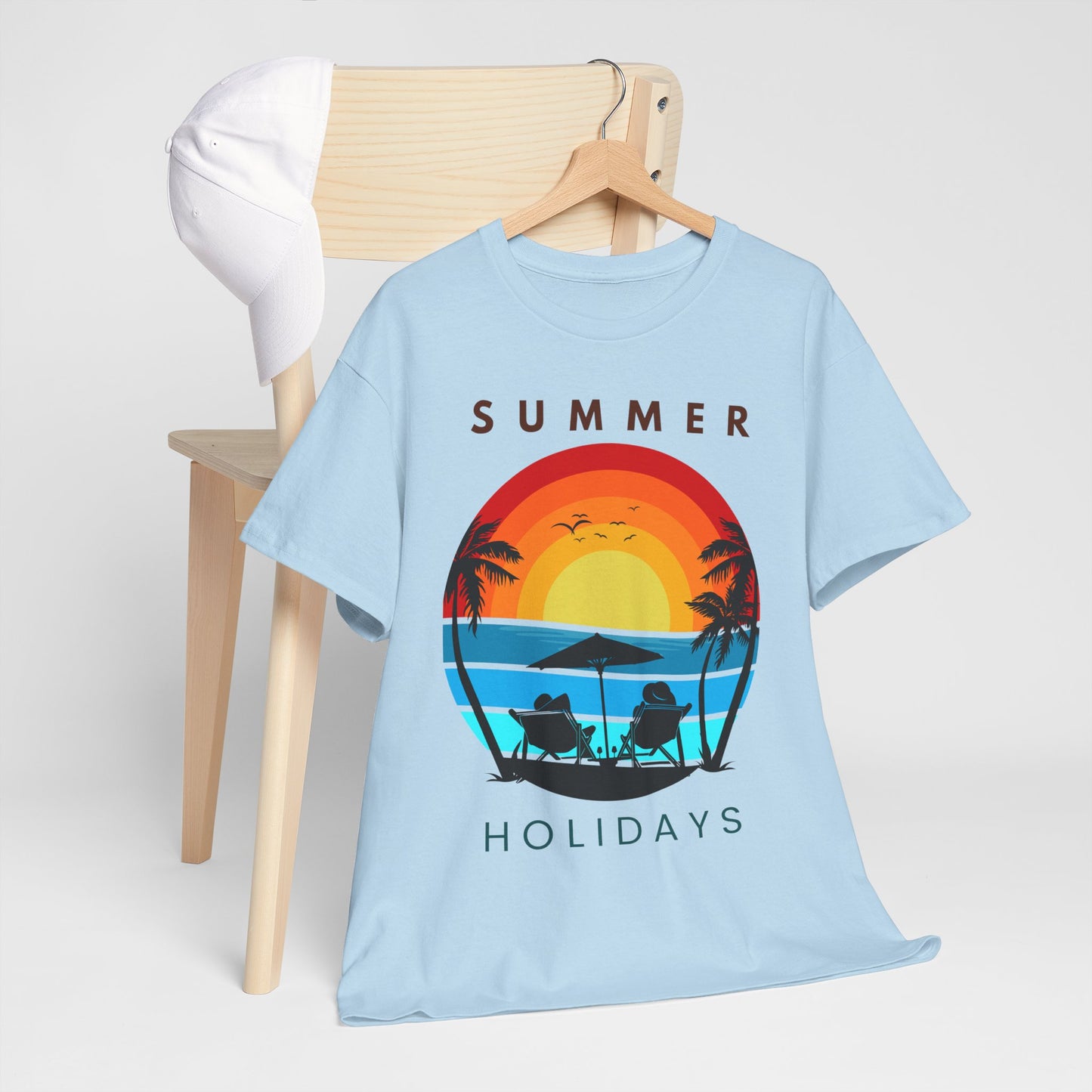 Summer Holidays Unisex Heavy Cotton Tee