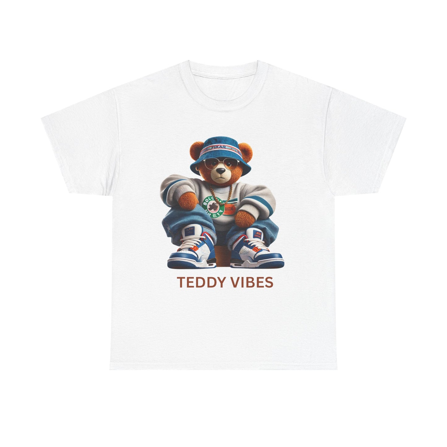 Unisex Heavy Cotton Tee - Teddy Vibes Streetwear T-Shirt