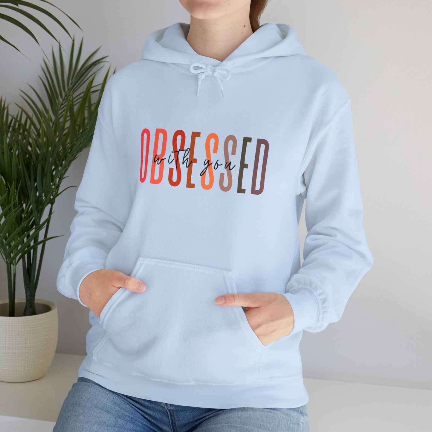 Obsessed Unisex Heavy Blend Hoodie - Cozy Sweatshirt for Everyday Comfort