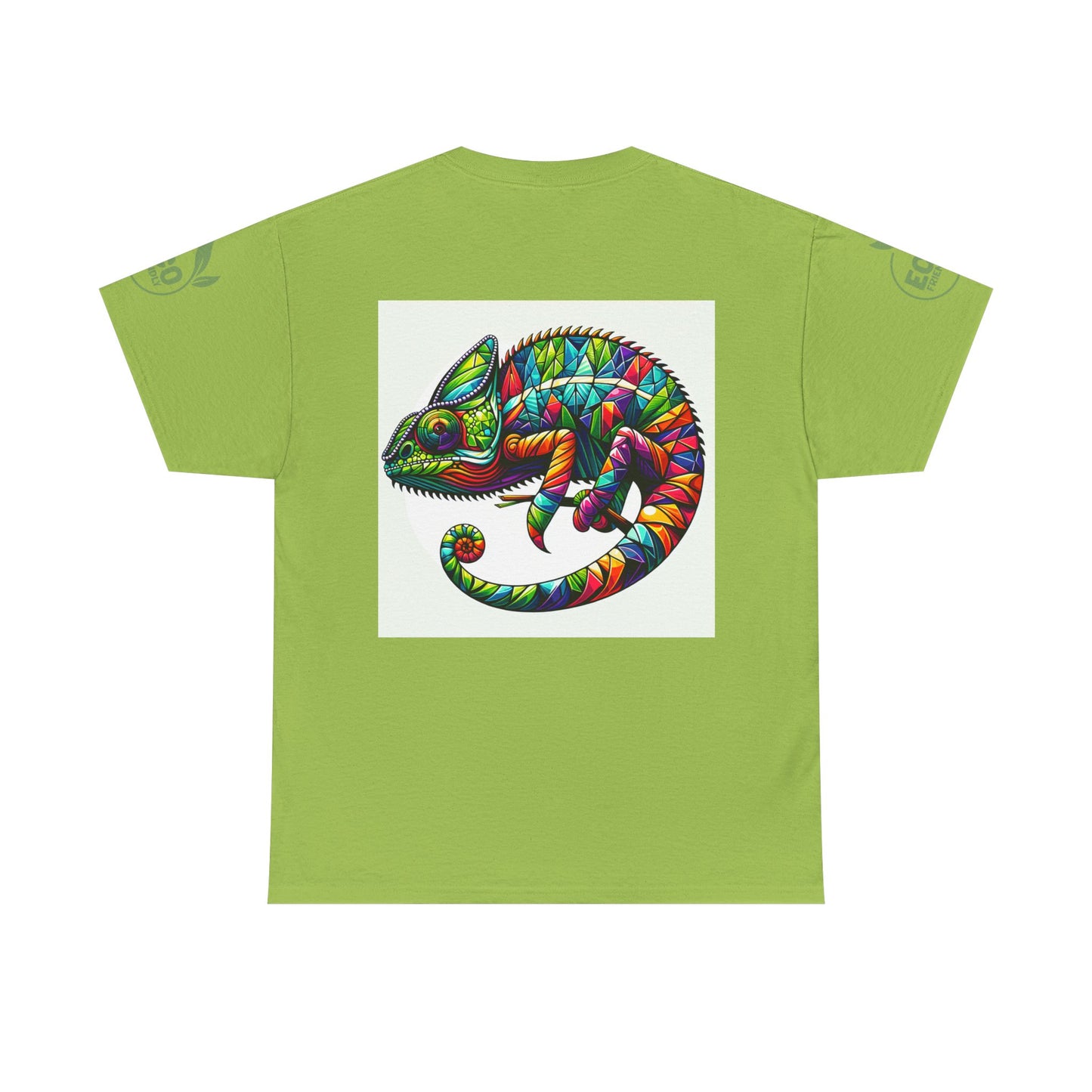 Colorful Chameleon Unisex Heavy Cotton Tee - "I Can Be Anything" Design