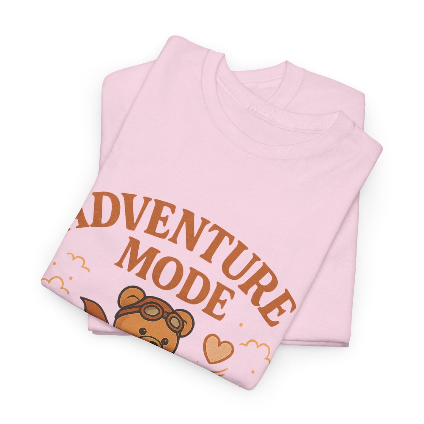 Adventure Mode Teddy Bear Unisex Heavy Cotton Tee
