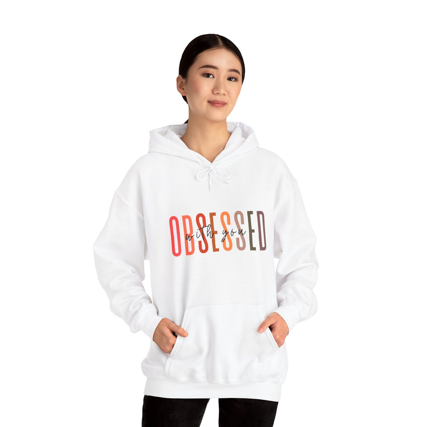 Obsessed Unisex Heavy Blend Hoodie - Cozy Sweatshirt for Everyday Comfort