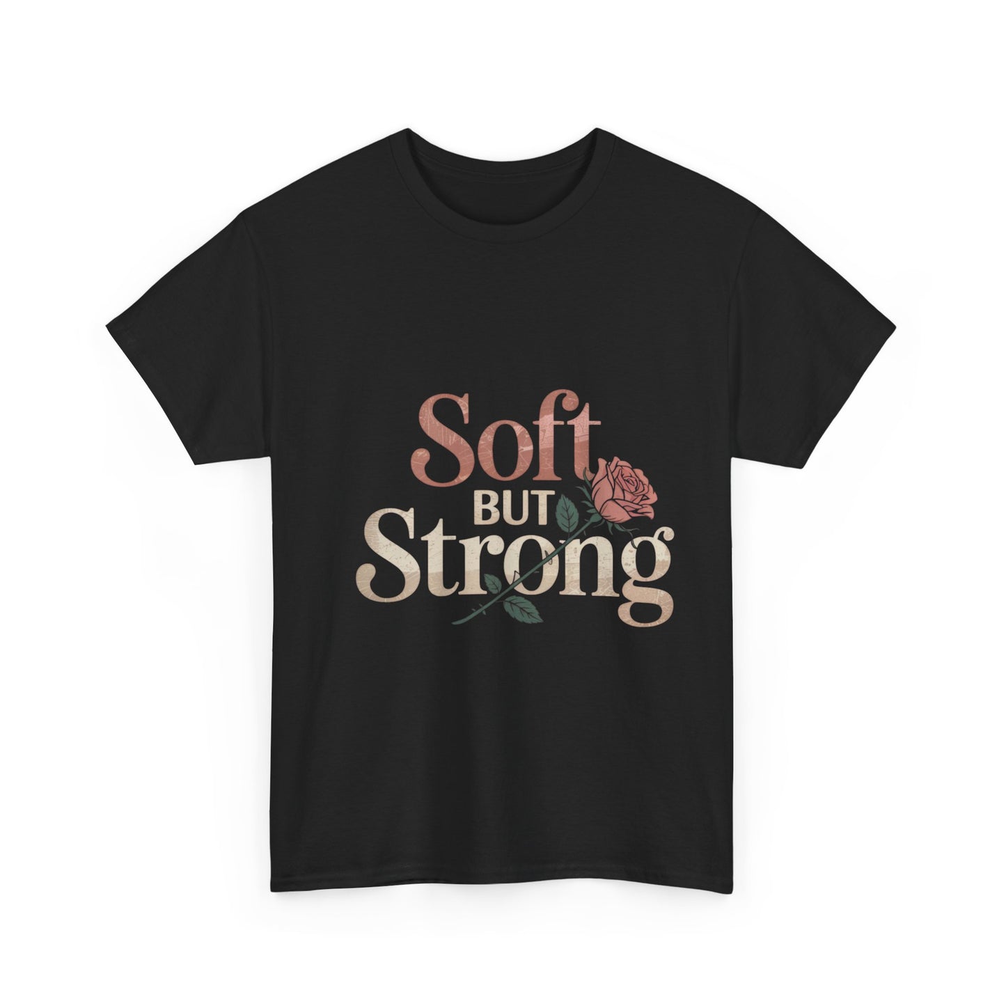 Soft But Strong Unisex Heavy Cotton Tee - Empowering Comfort for Everyday Wear