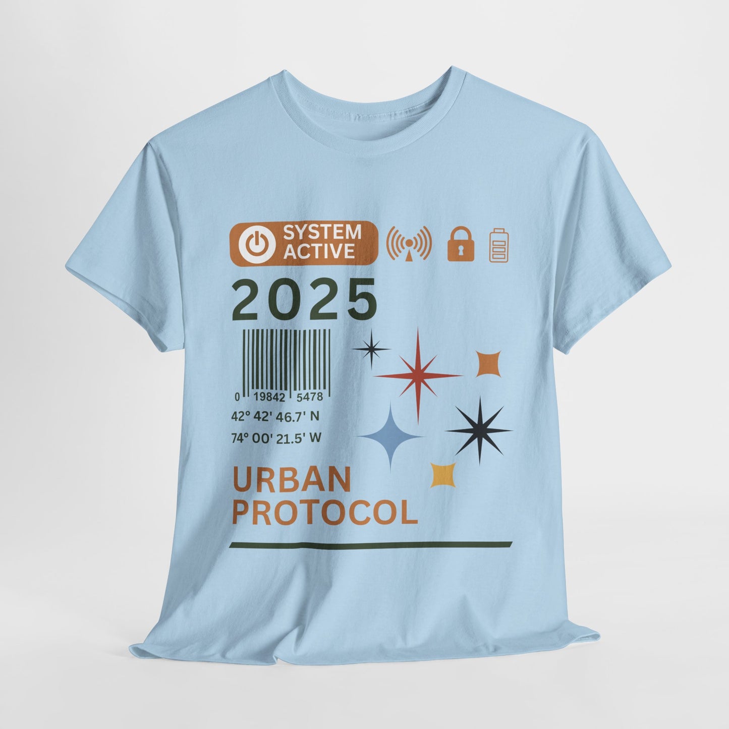 Urban Protocol Unisex Heavy Cotton Tee - 2025 Graphic Design