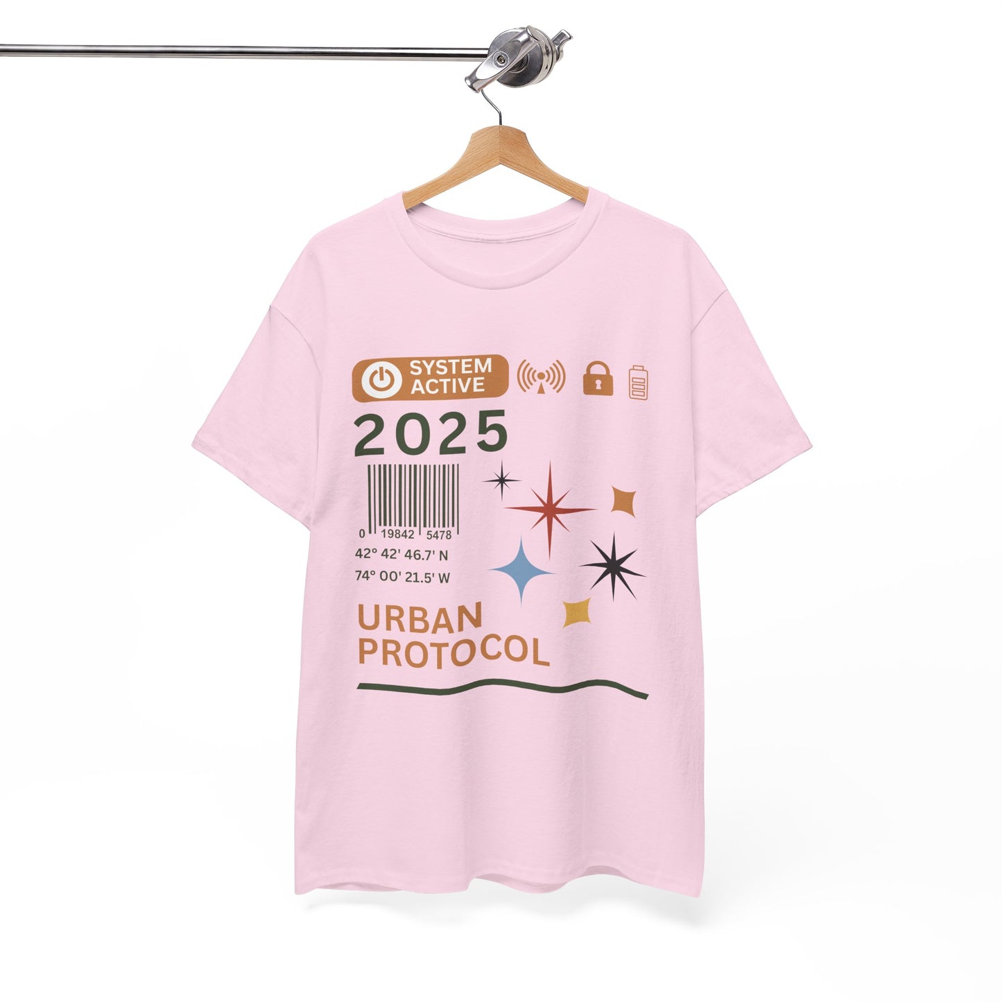 Urban Protocol Unisex Heavy Cotton Tee - 2025 Graphic Design