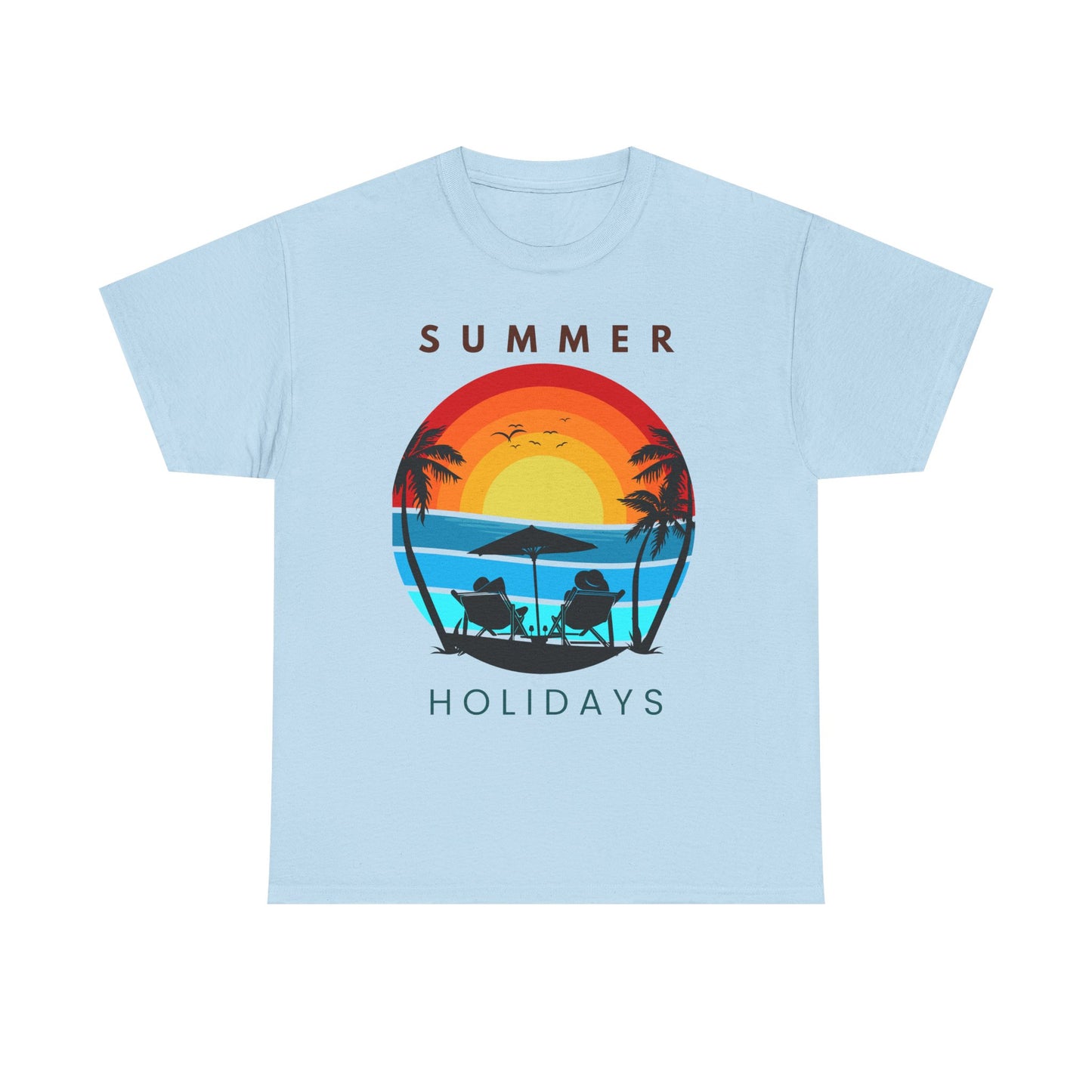 Summer Holidays Unisex Heavy Cotton Tee