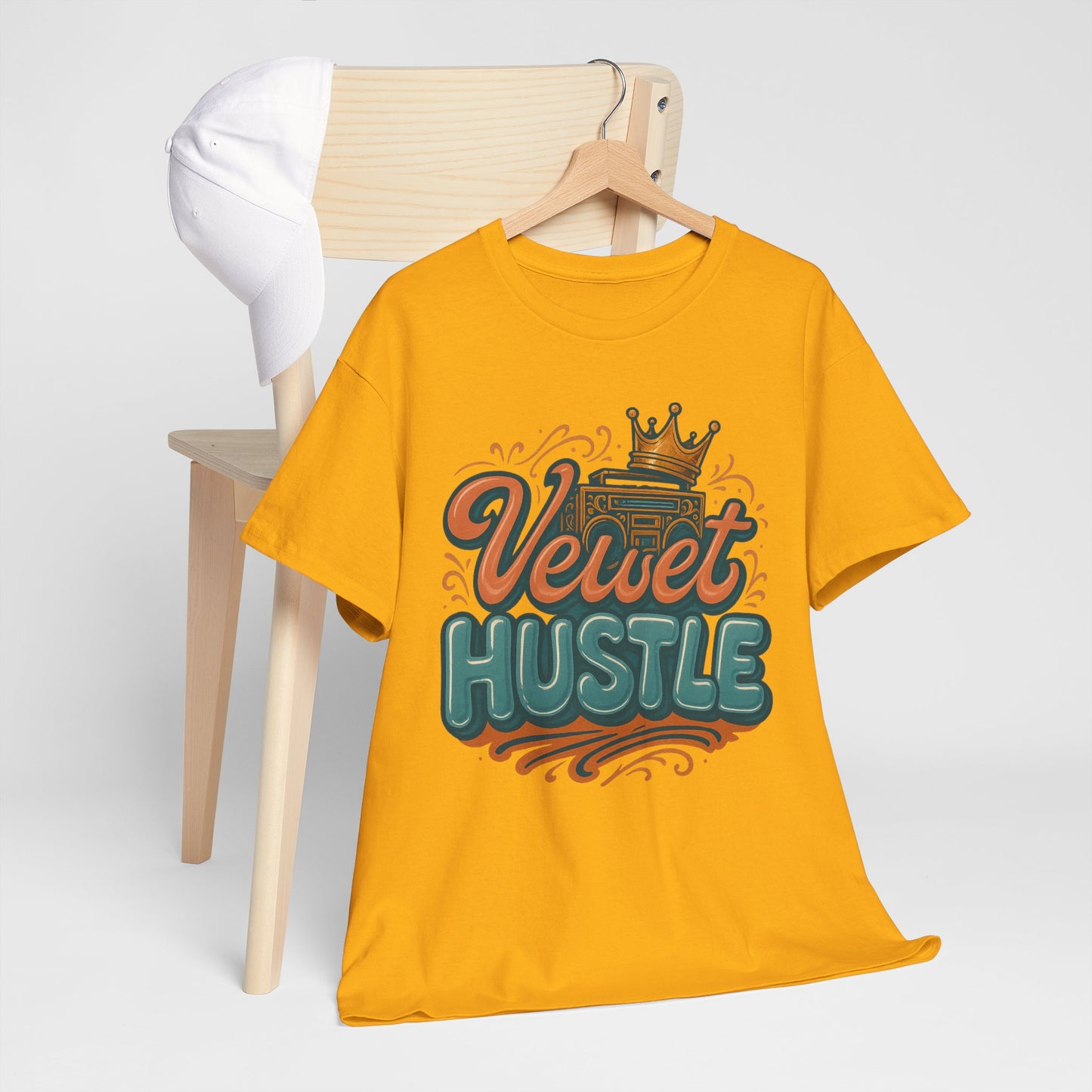 Unisex Heavy Cotton Tee - Velvet Hustle Graphic Tee