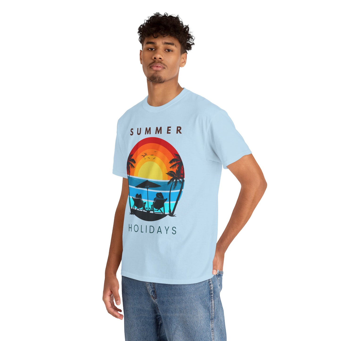 Summer Holidays Unisex Heavy Cotton Tee