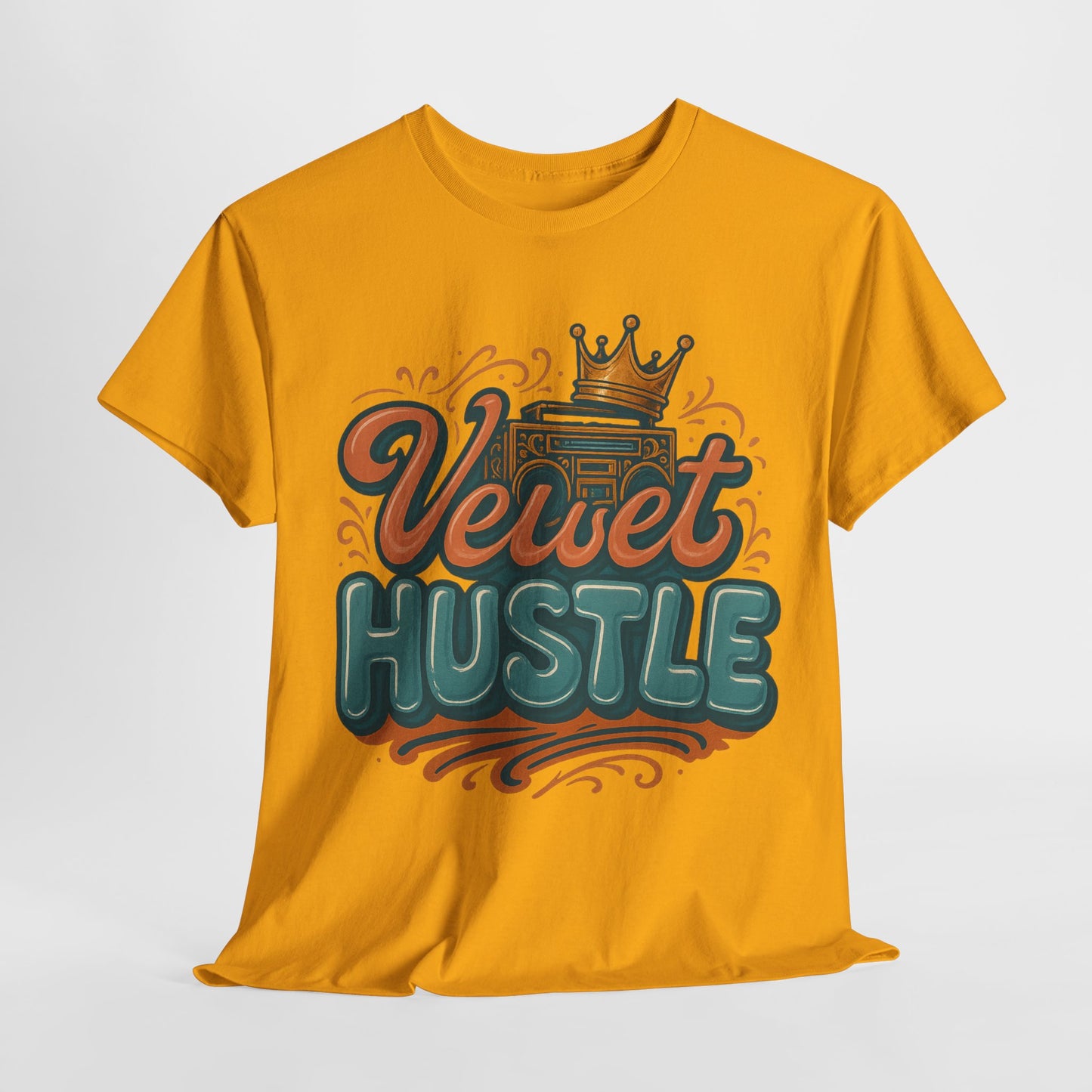 Unisex Heavy Cotton Tee - Velvet Hustle Graphic Tee
