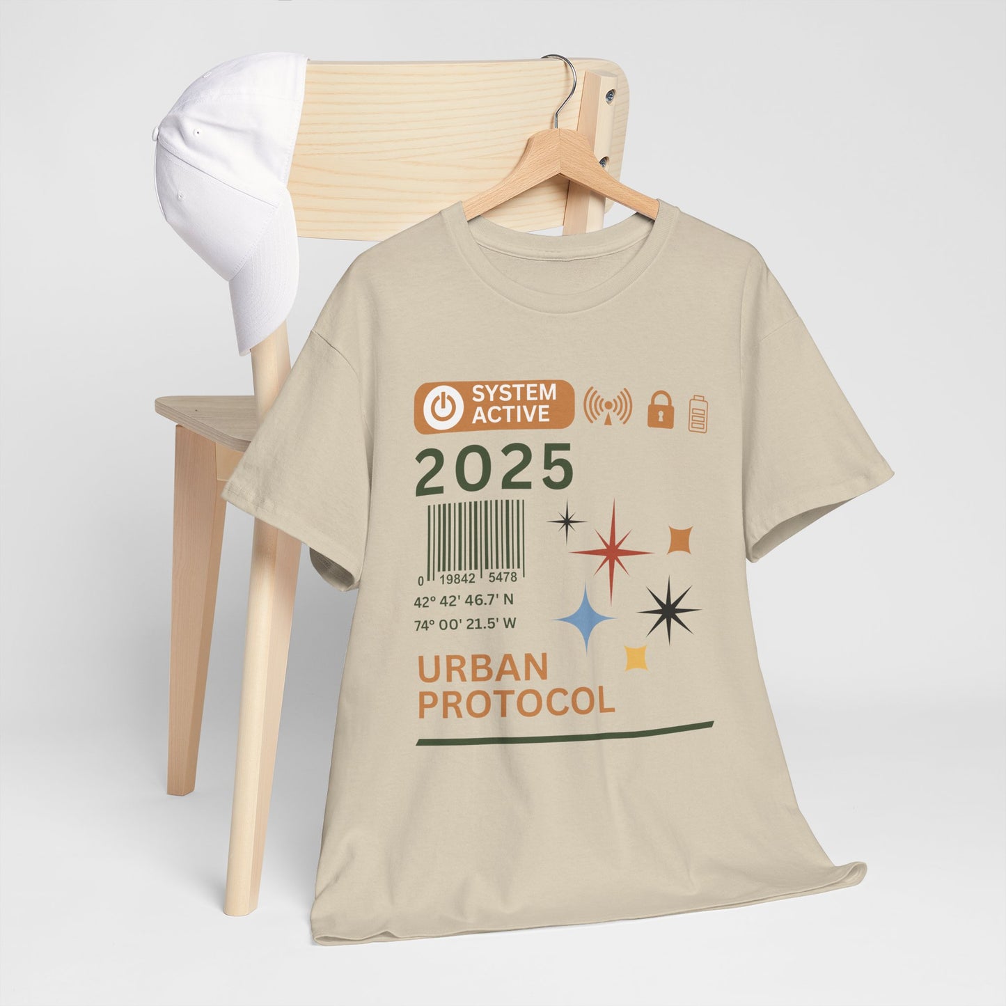 Urban Protocol Unisex Heavy Cotton Tee - 2025 Graphic Design