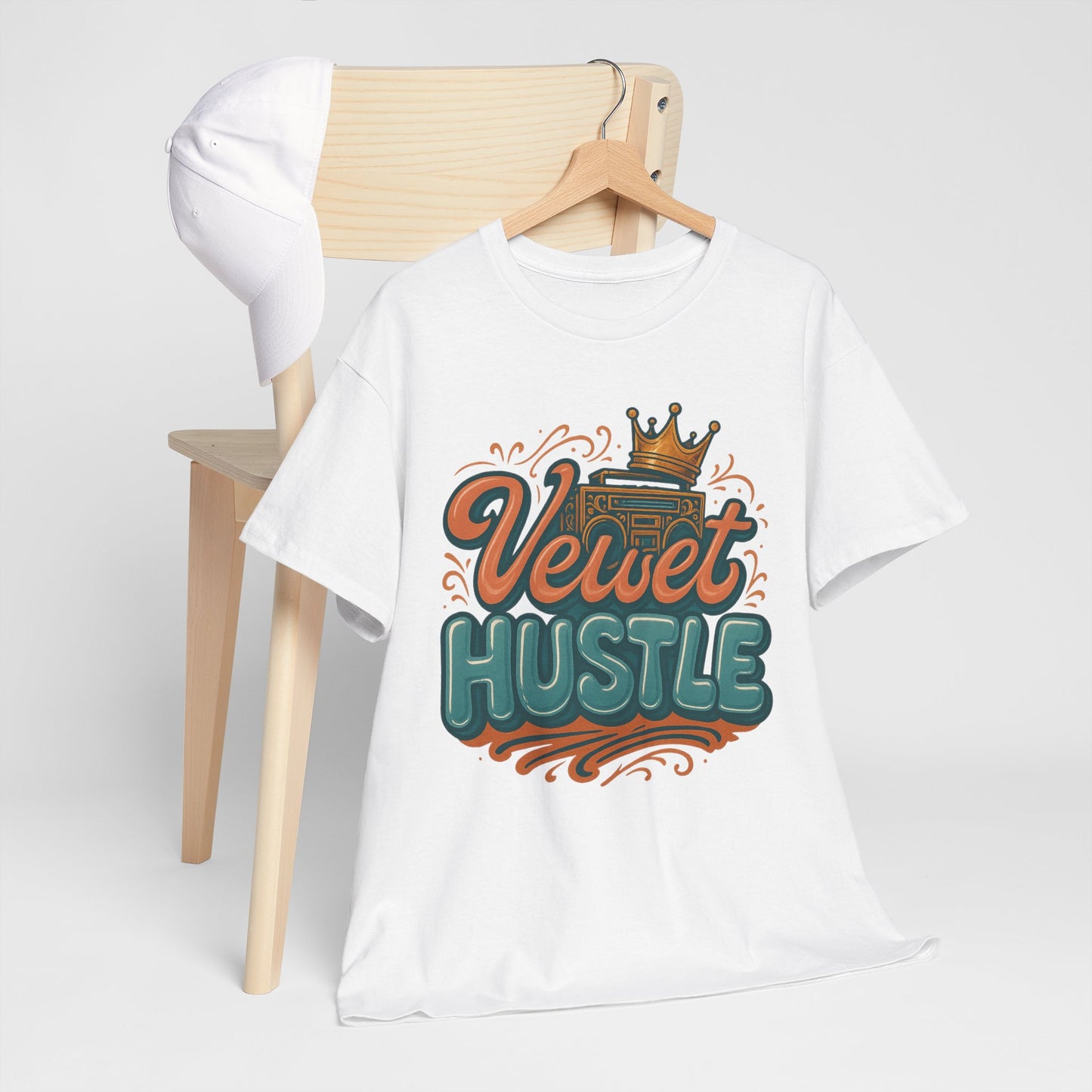 Unisex Heavy Cotton Tee - Velvet Hustle Graphic Tee