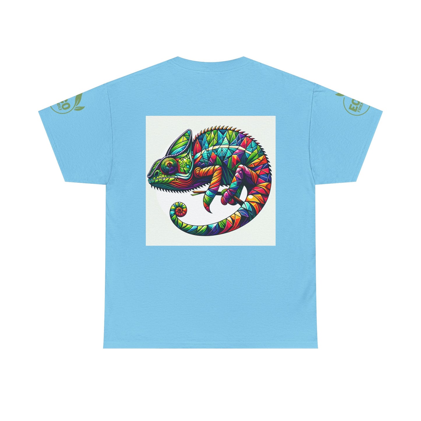 Colorful Chameleon Unisex Heavy Cotton Tee - "I Can Be Anything" Design