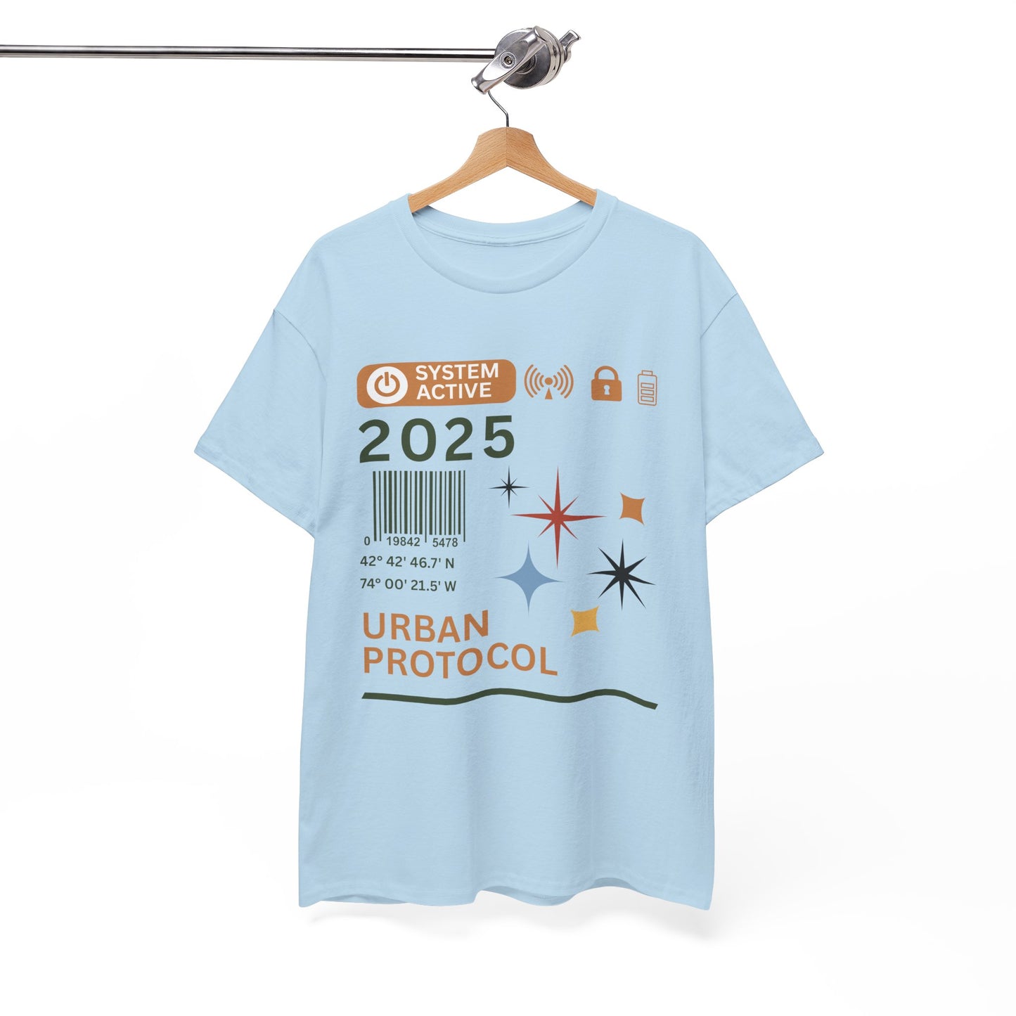 Urban Protocol Unisex Heavy Cotton Tee - 2025 Graphic Design