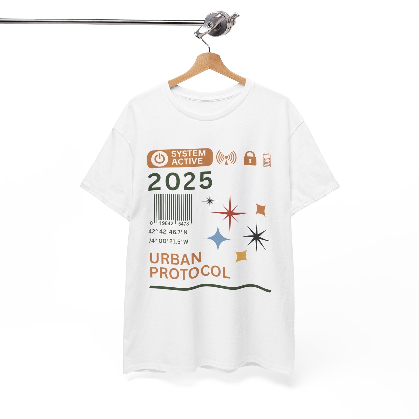 Urban Protocol Unisex Heavy Cotton Tee - 2025 Graphic Design