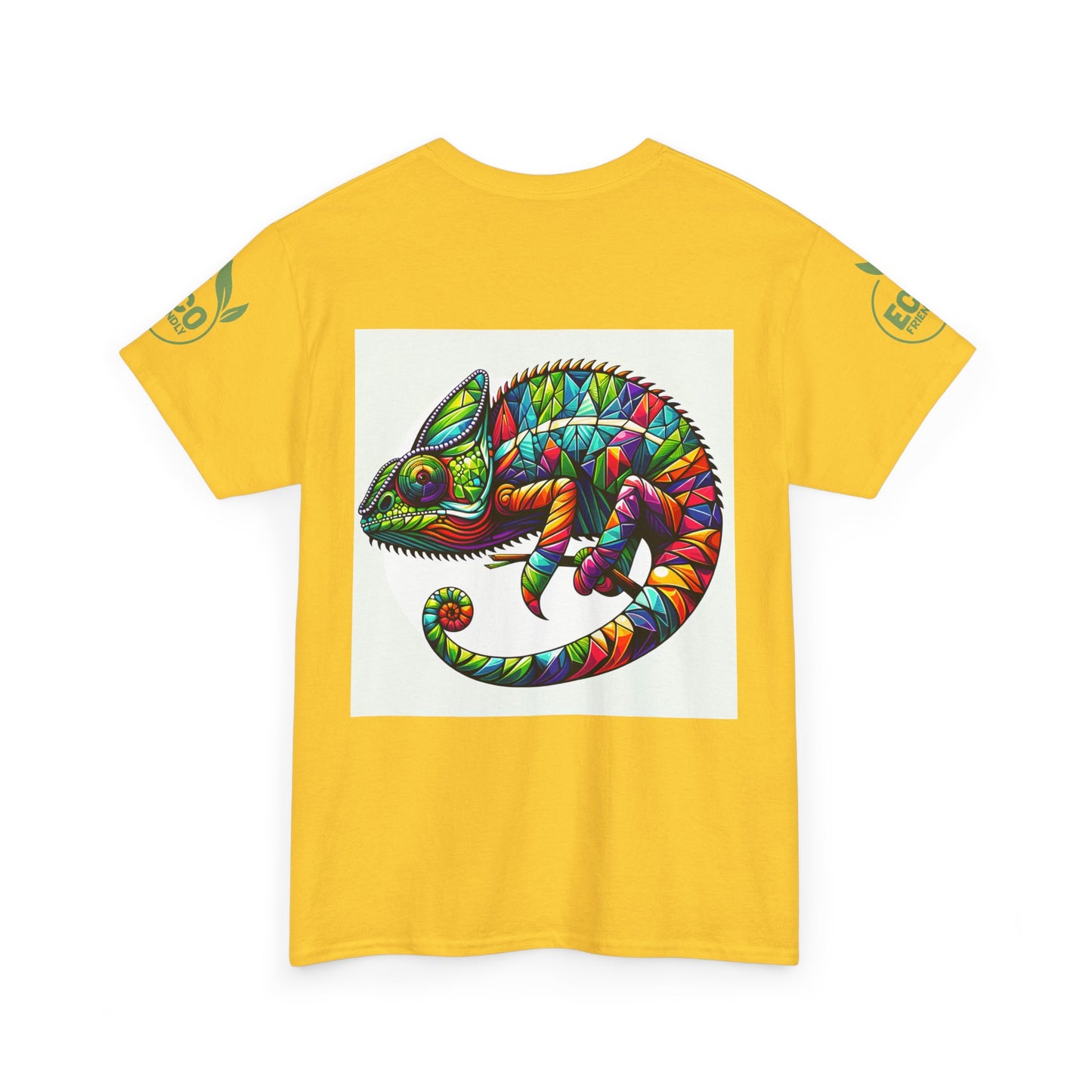 Colorful Chameleon Unisex Heavy Cotton Tee - "I Can Be Anything" Design