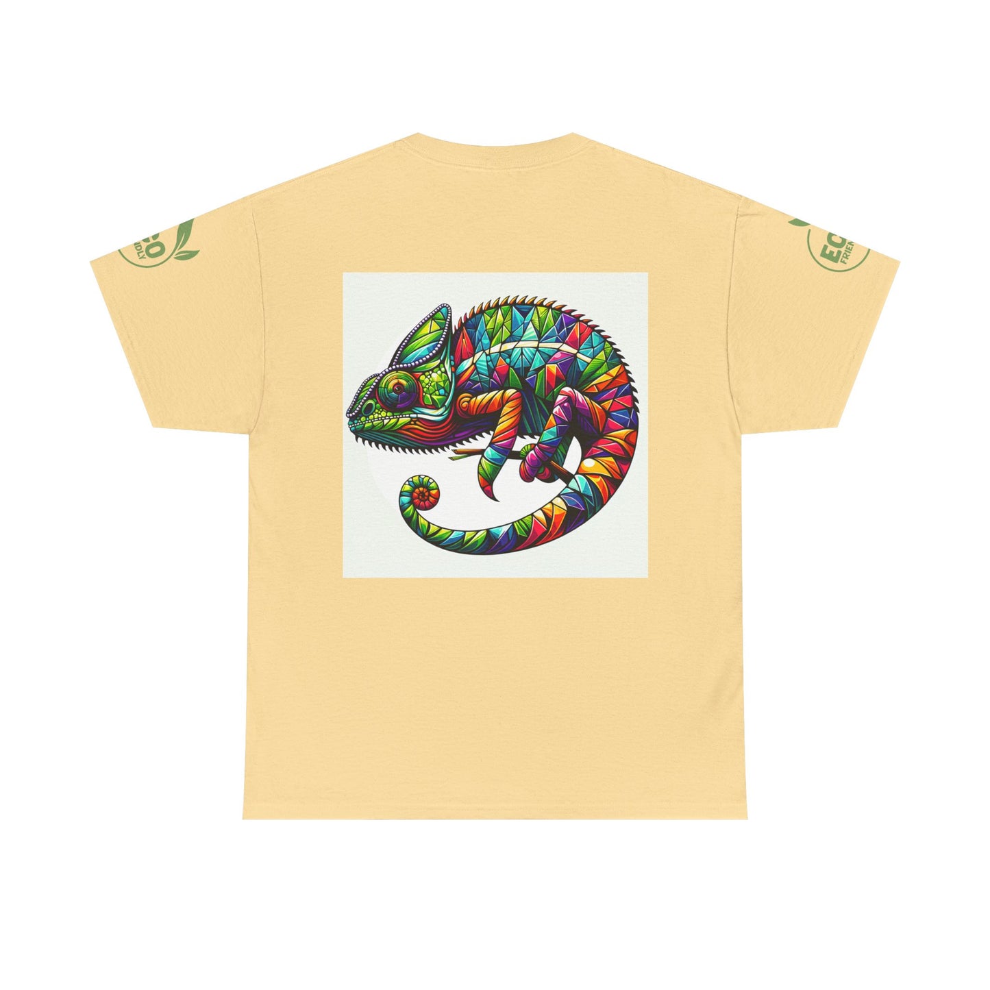 Colorful Chameleon Unisex Heavy Cotton Tee - "I Can Be Anything" Design