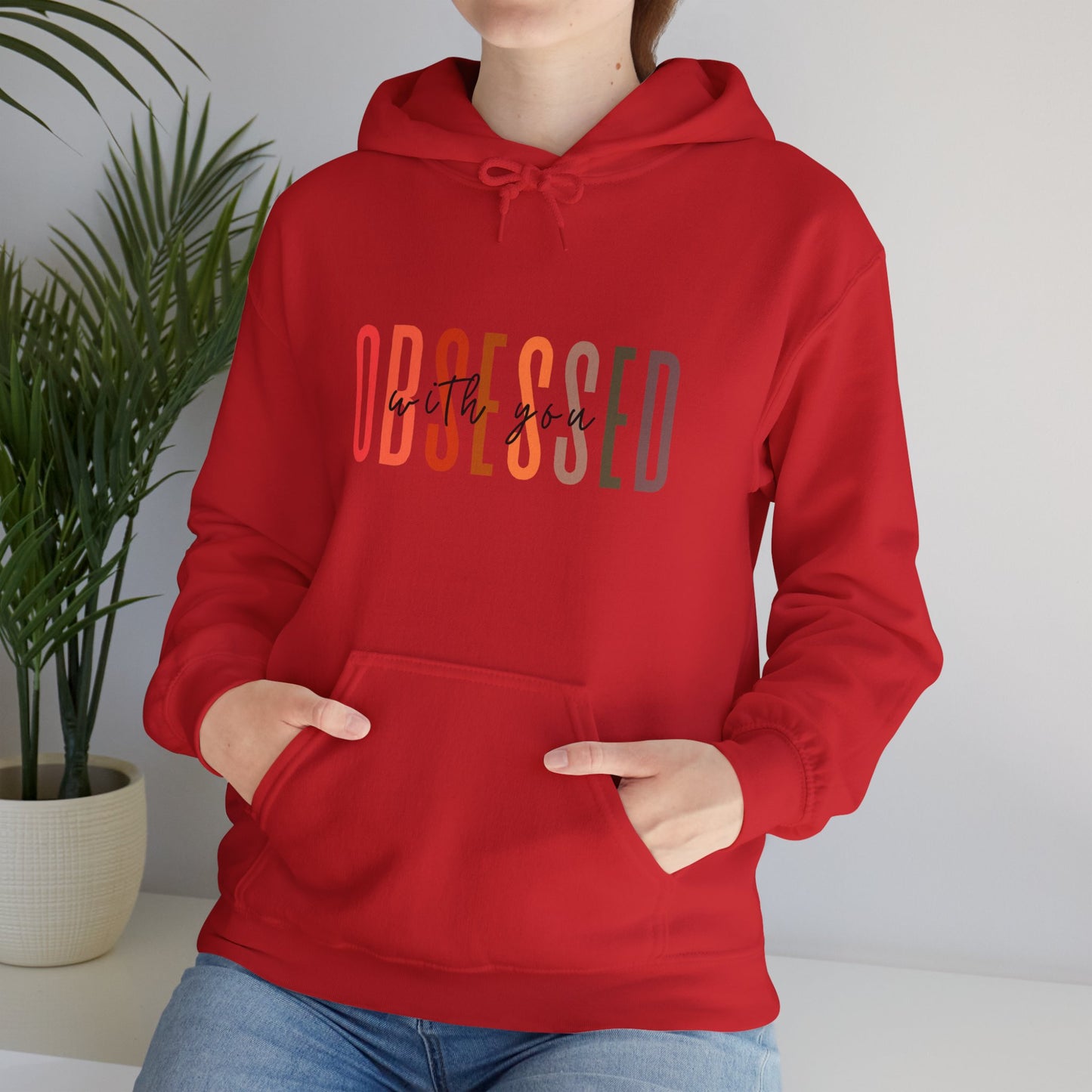 Obsessed Unisex Heavy Blend Hoodie - Cozy Sweatshirt for Everyday Comfort