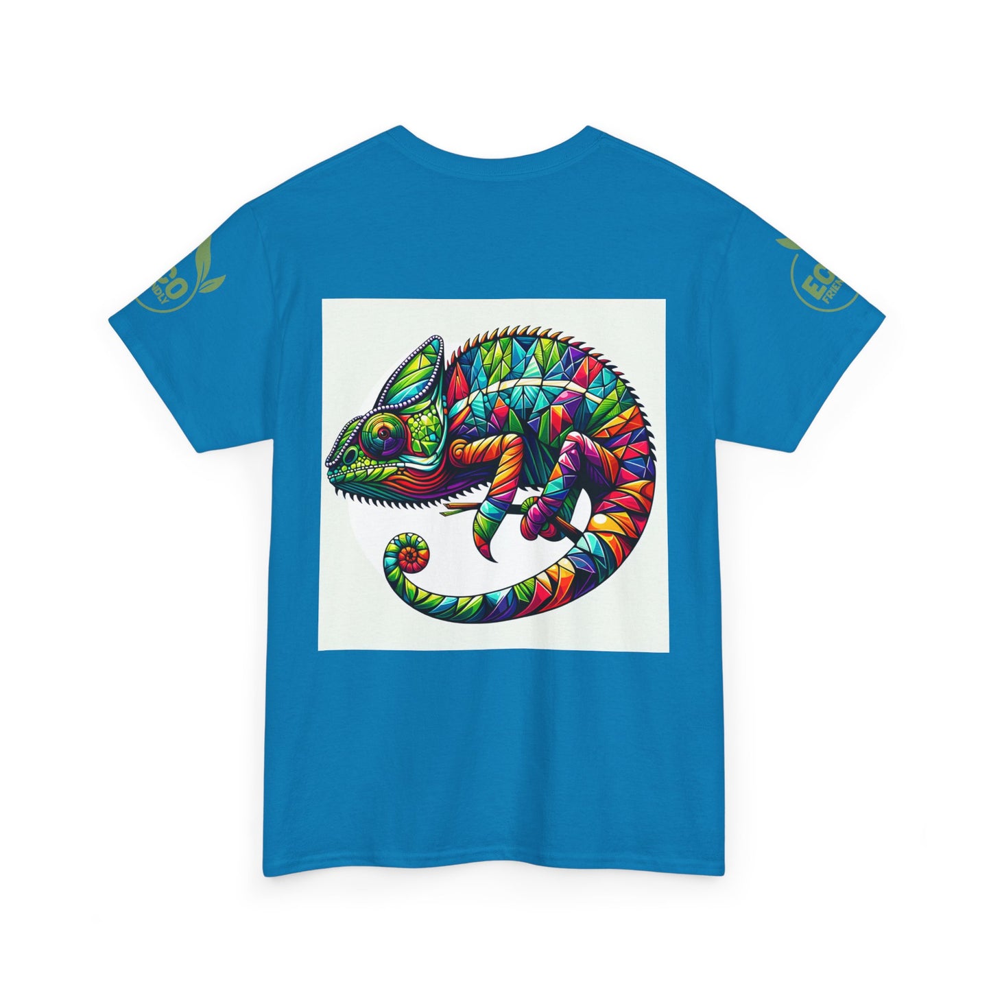 Colorful Chameleon Unisex Heavy Cotton Tee - "I Can Be Anything" Design