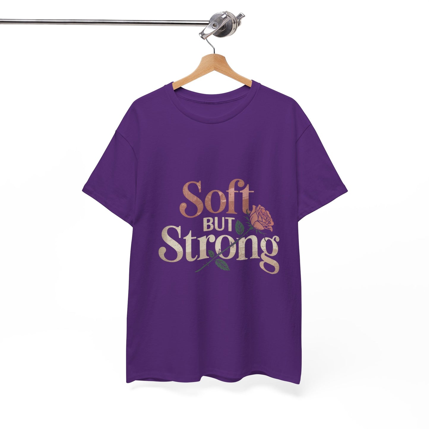 Soft But Strong Unisex Heavy Cotton Tee - Empowering Comfort for Everyday Wear