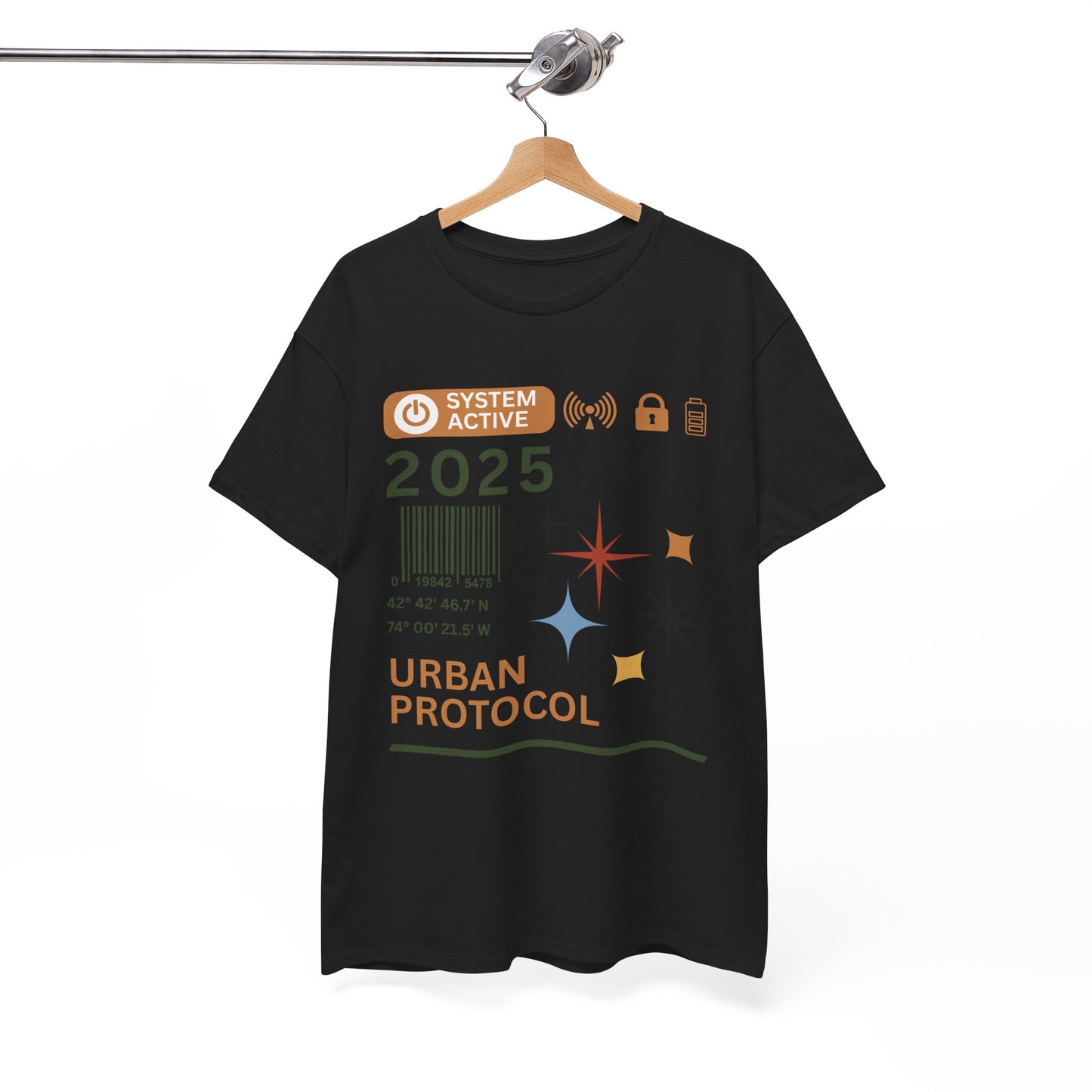 Urban Protocol Unisex Heavy Cotton Tee - 2025 Graphic Design