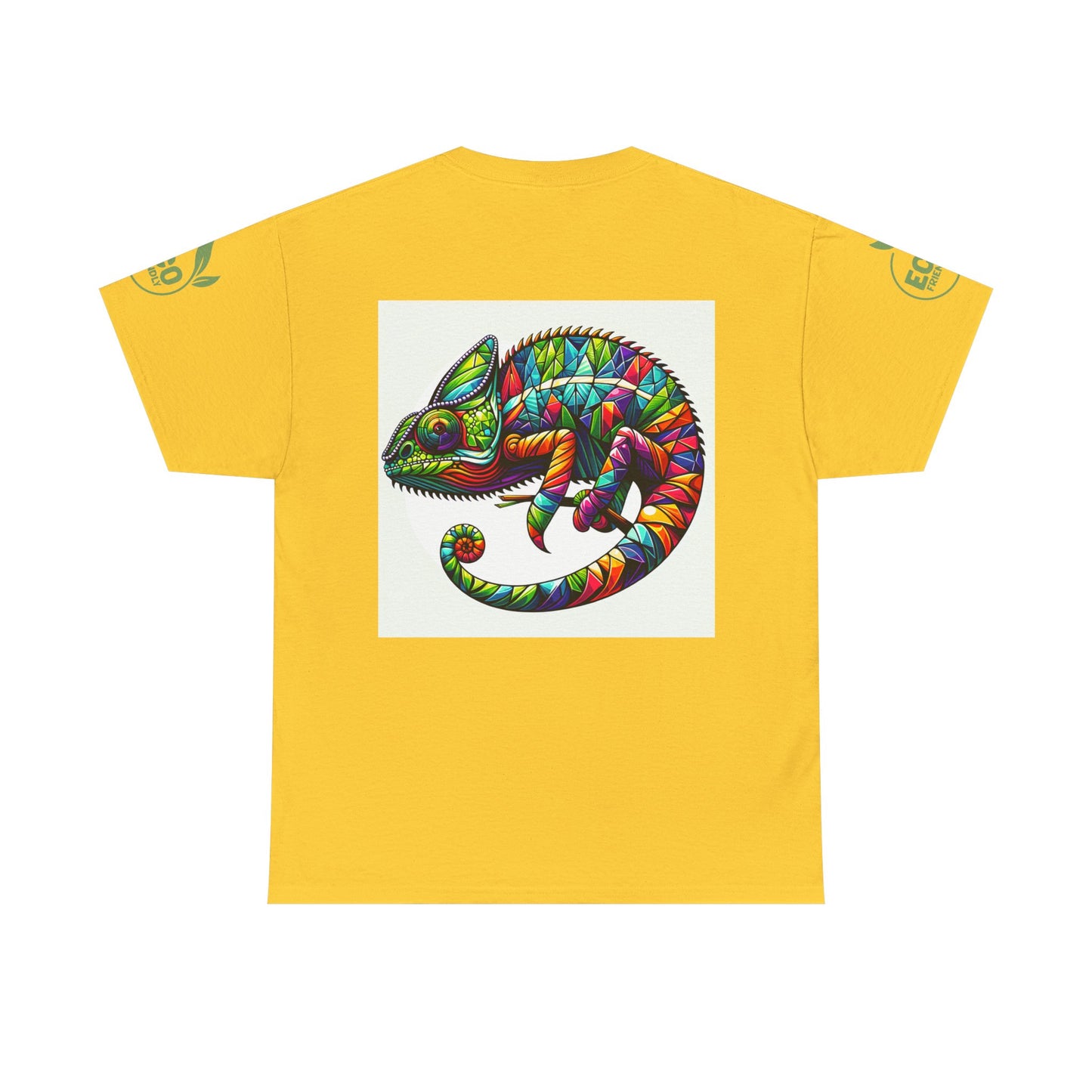 Colorful Chameleon Unisex Heavy Cotton Tee - "I Can Be Anything" Design