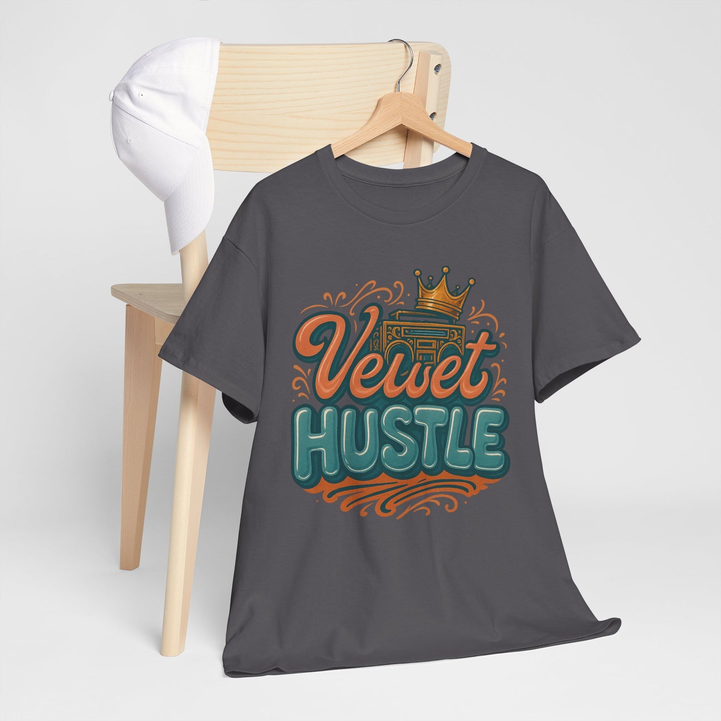 Unisex Heavy Cotton Tee - Velvet Hustle Graphic Tee