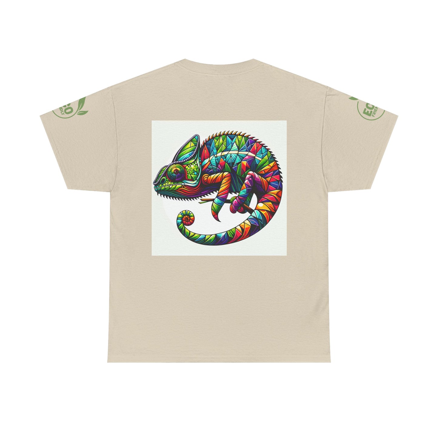 Colorful Chameleon Unisex Heavy Cotton Tee - "I Can Be Anything" Design