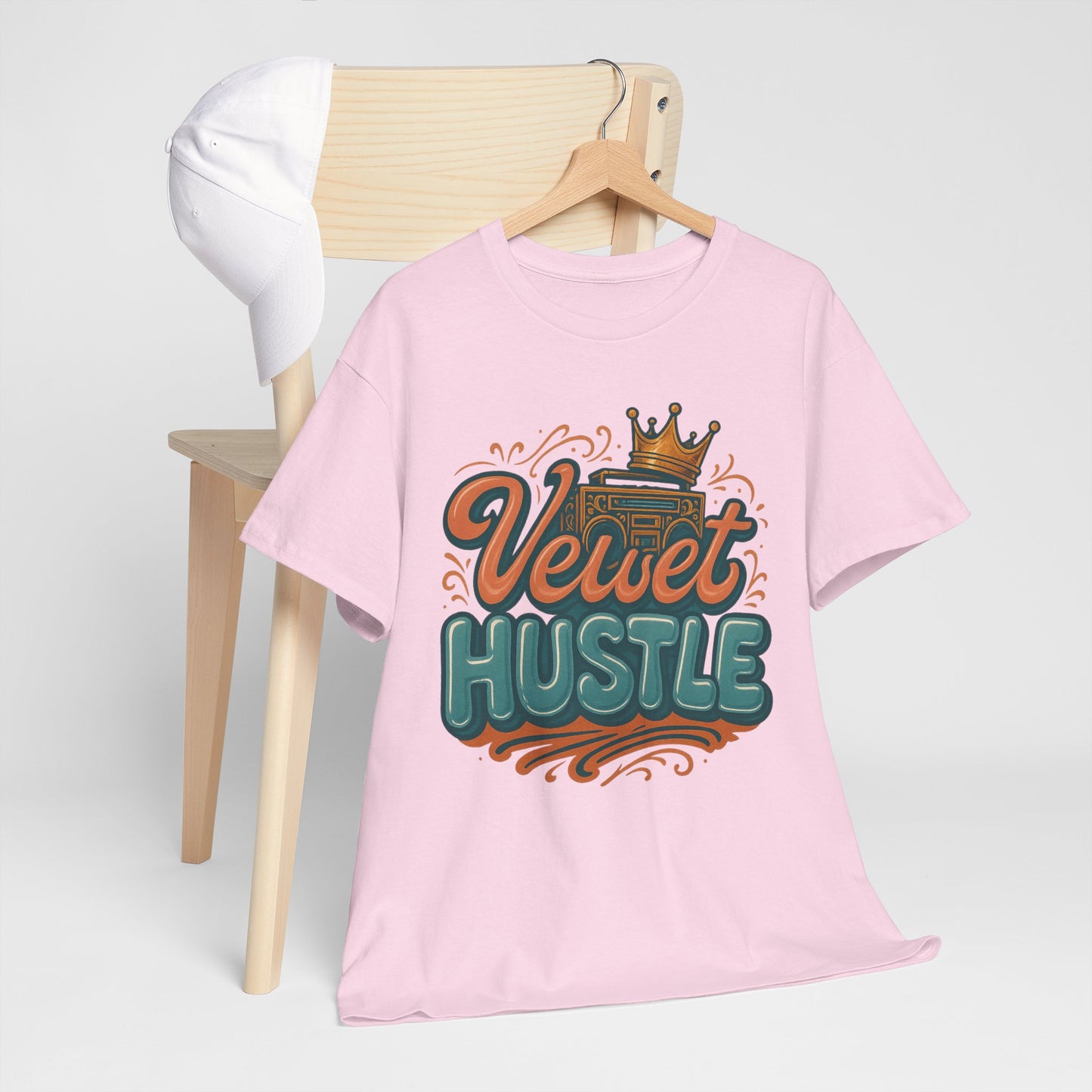 Unisex Heavy Cotton Tee - Velvet Hustle Graphic Tee