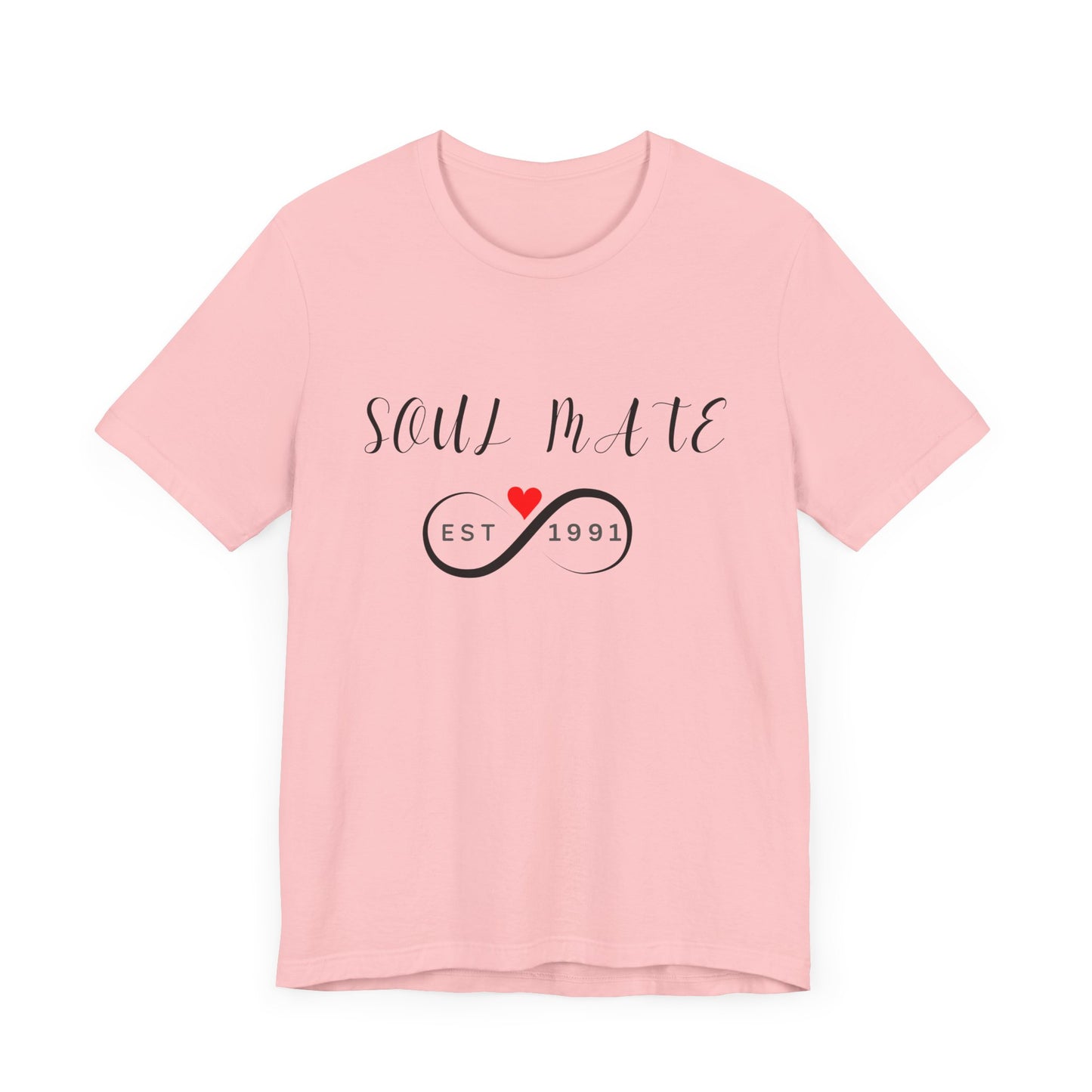 Soul Mate Unisex Jersey Tee - Perfect Gift for Couples, Established 1991