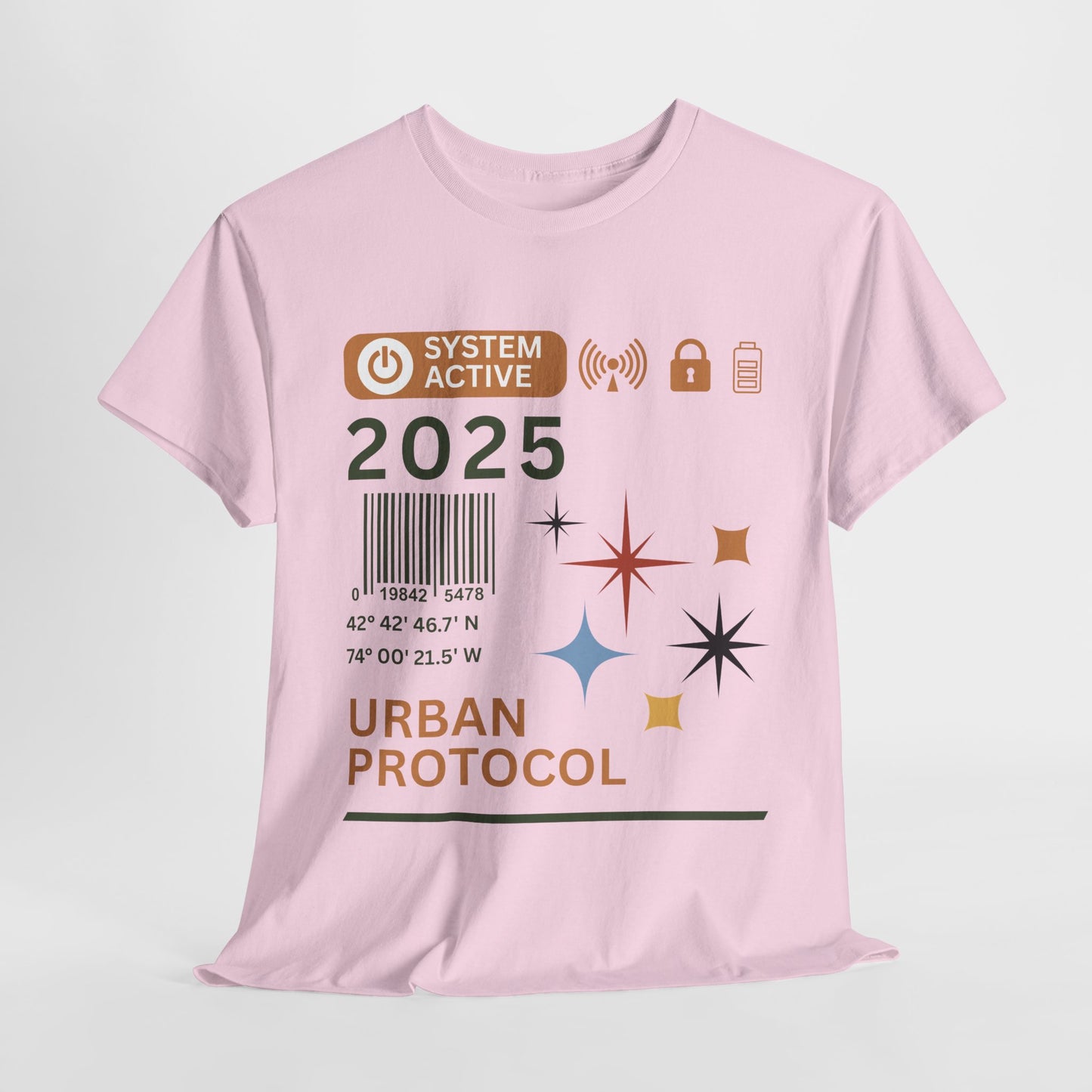 Urban Protocol Unisex Heavy Cotton Tee - 2025 Graphic Design