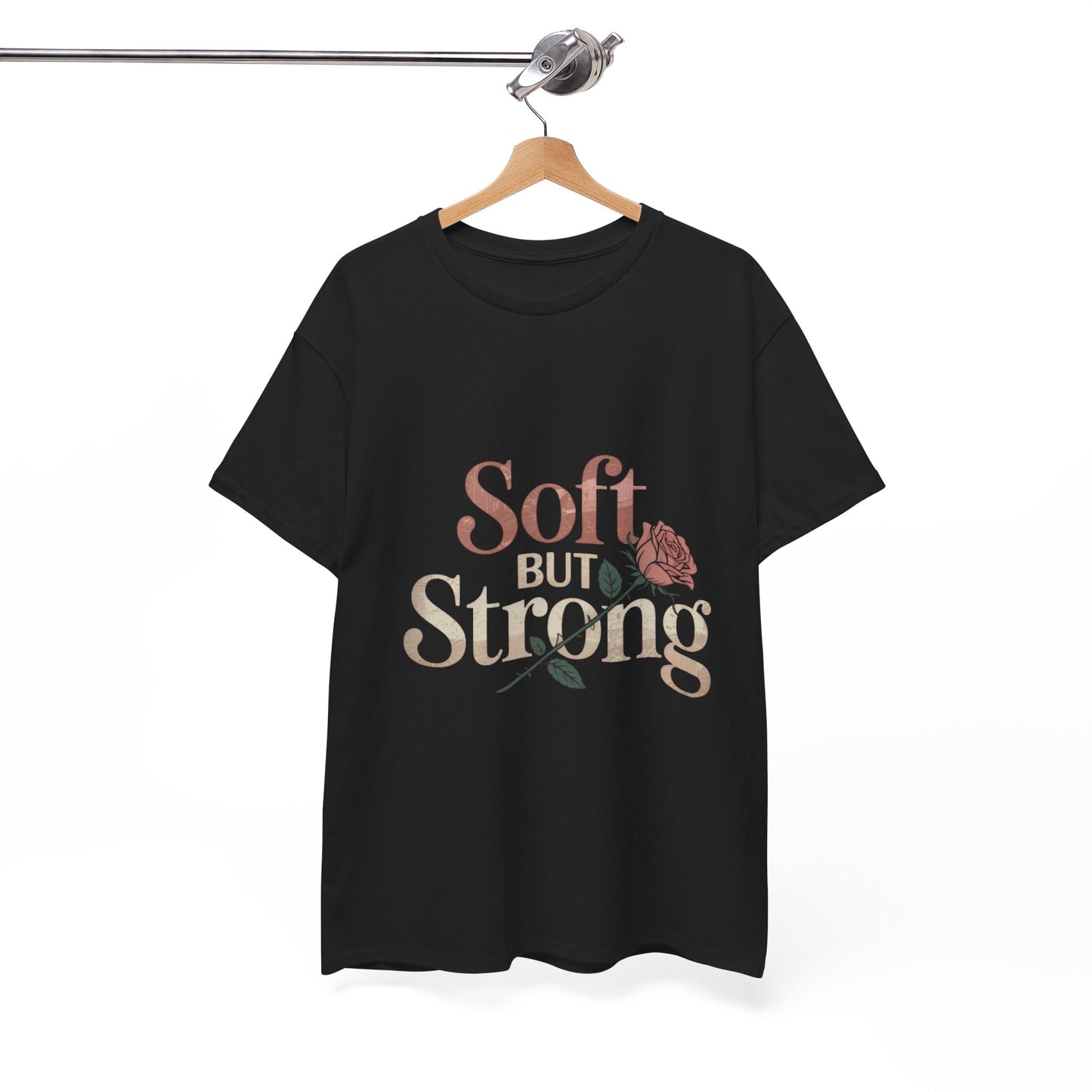 Soft But Strong Unisex Heavy Cotton Tee - Empowering Comfort for Everyday Wear