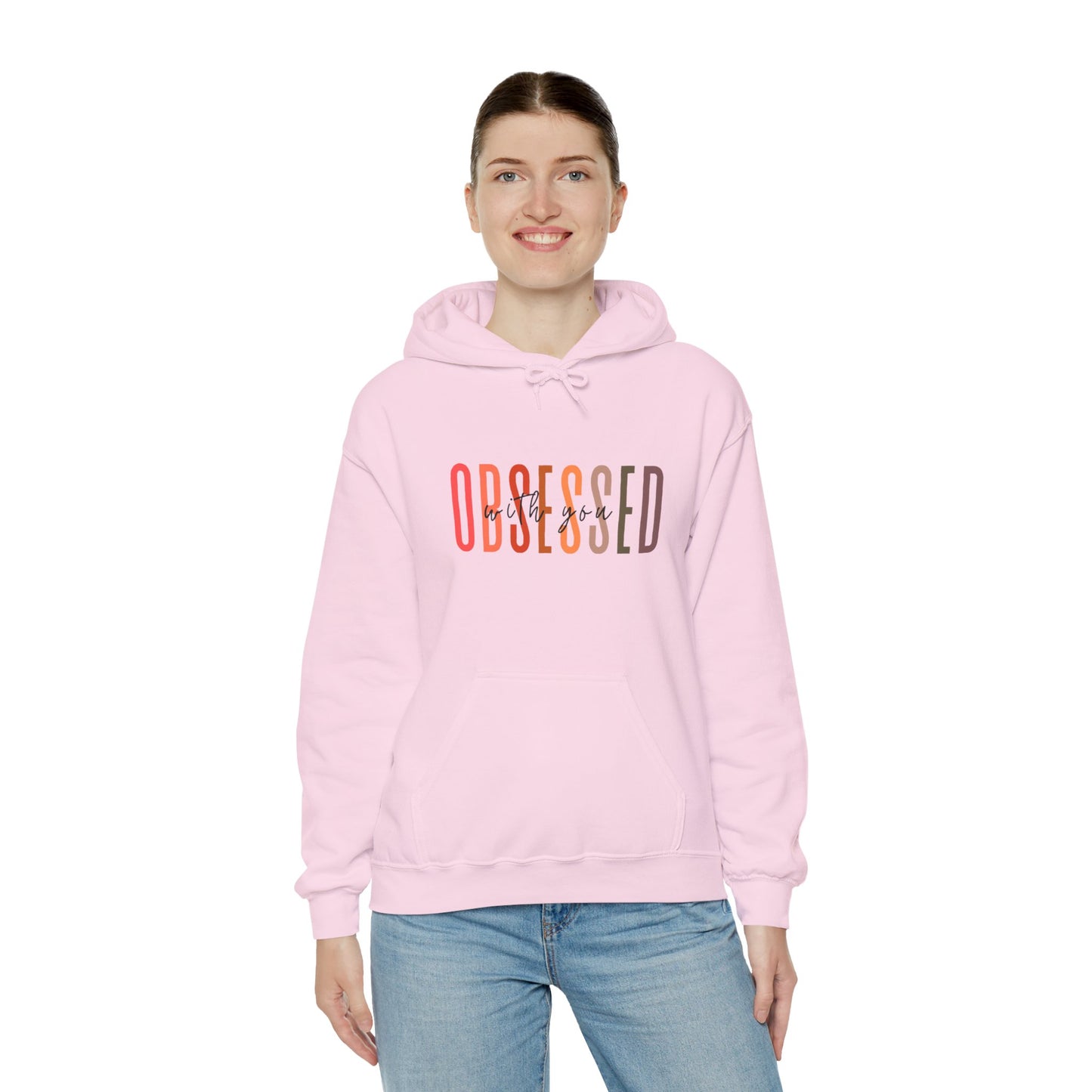 Obsessed Unisex Heavy Blend Hoodie - Cozy Sweatshirt for Everyday Comfort