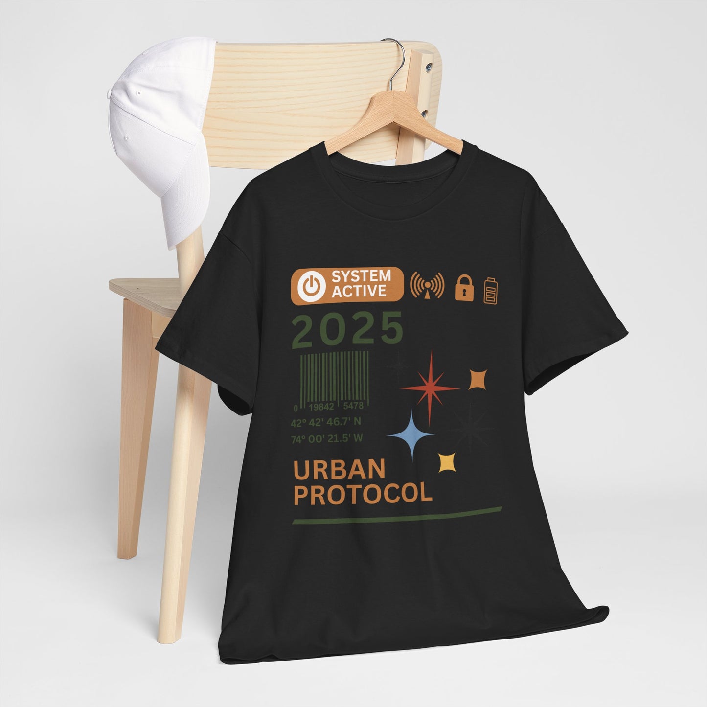 Urban Protocol Unisex Heavy Cotton Tee - 2025 Graphic Design